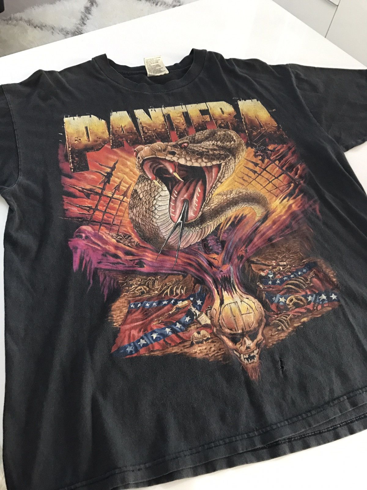 Band Tees × Tour Tee × Vintage Pantera European Tour 