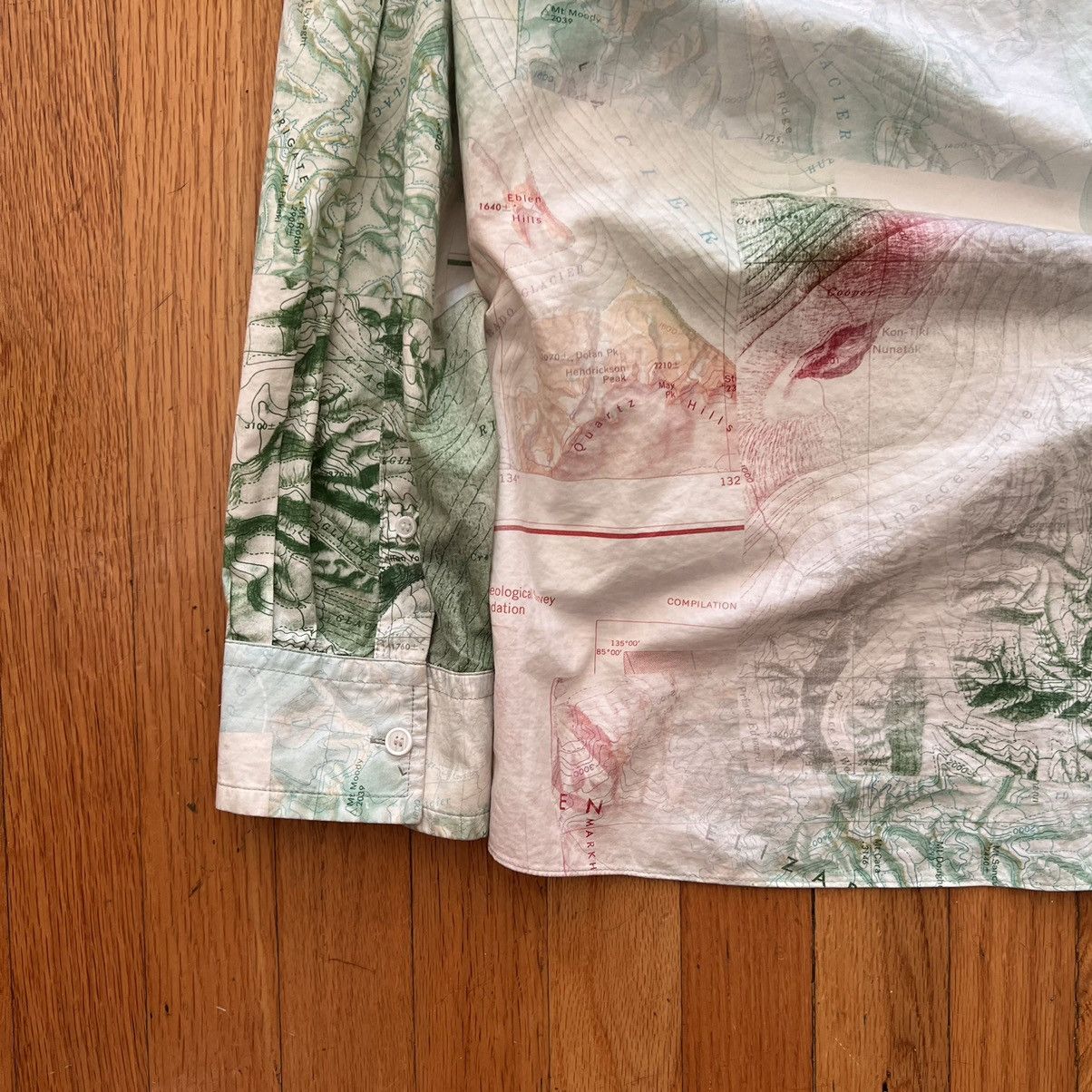 Acne Studios Acne Studios Map Print Shirt Size US XL / EU 56 / 4 - 3 Thumbnail