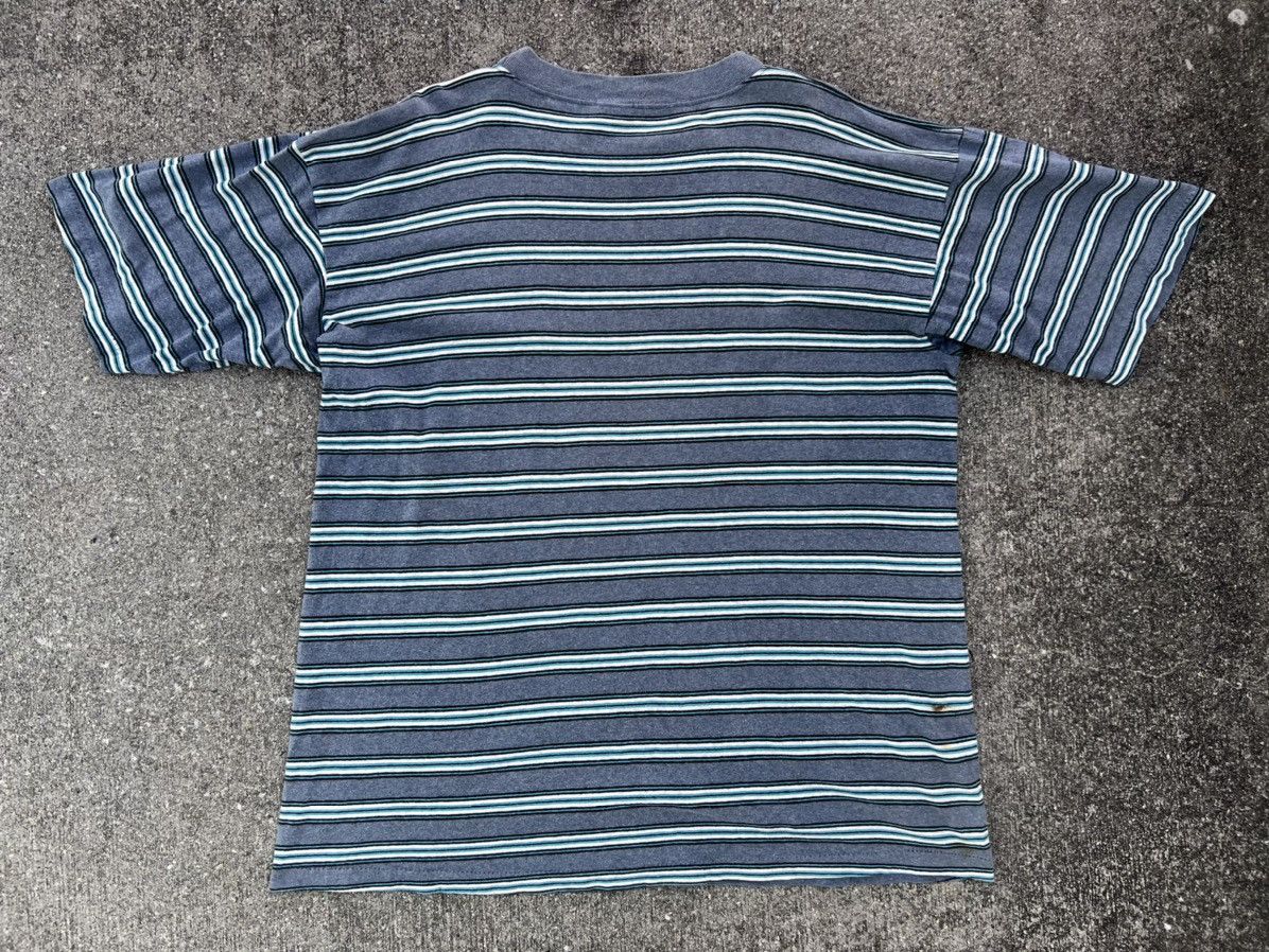 Hang Ten Vintage 80s 90s Hang Ten Striped t shirt Surfing Grunge Size US L / EU 52-54 / 3 - 2 Thumbnail