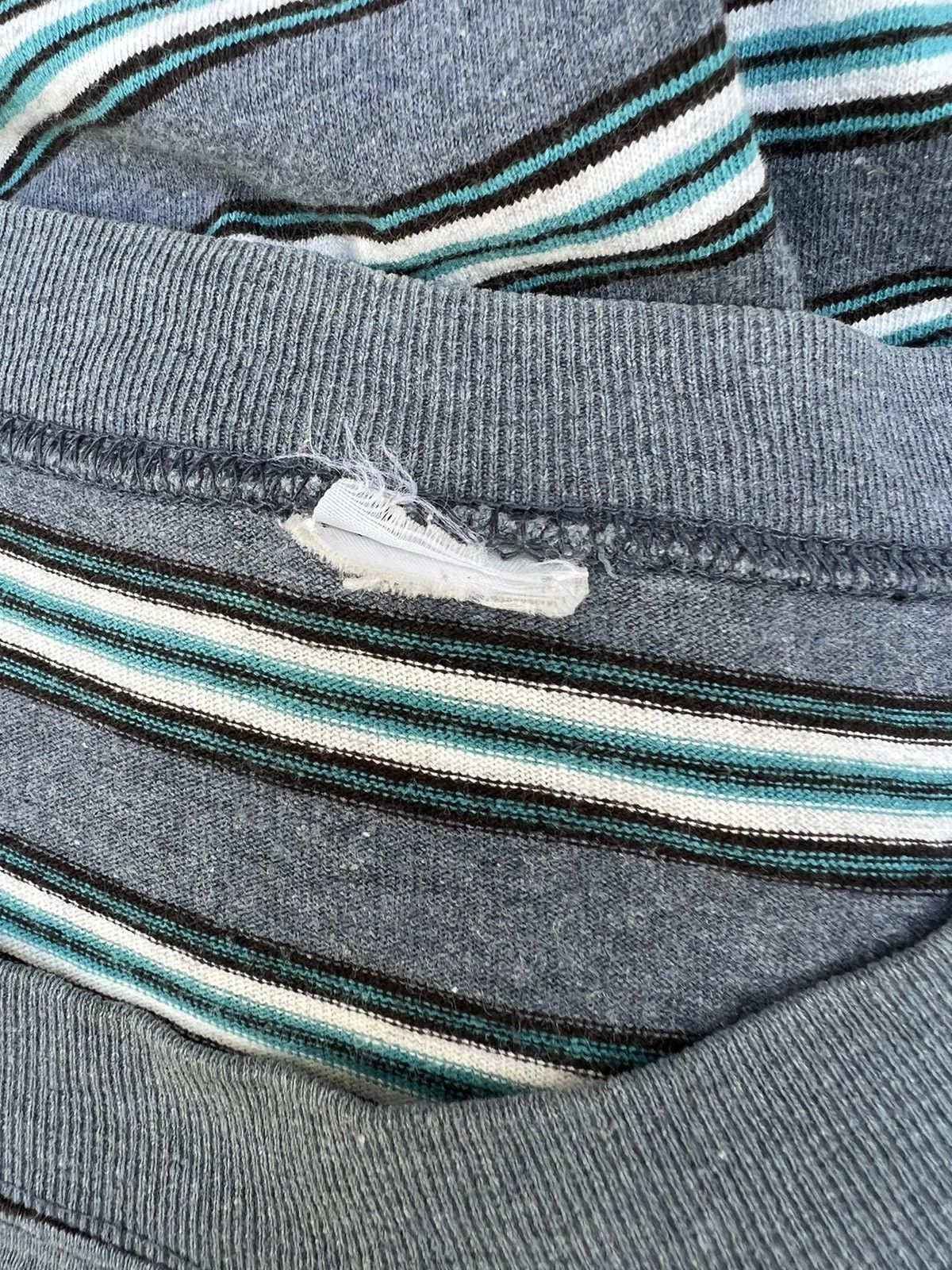 Hang Ten Vintage 80s 90s Hang Ten Striped t shirt Surfing Grunge Size US L / EU 52-54 / 3 - 12 Thumbnail