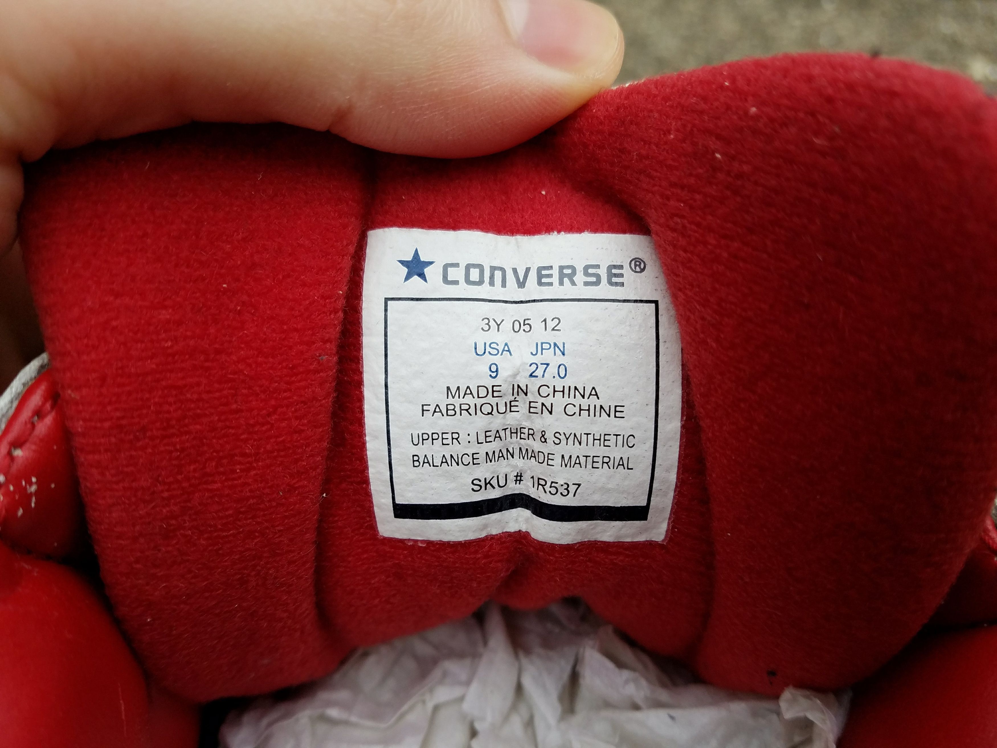 Converse × Number (N)ine Weapon Hi-Top Size US 9 / EU 42 - 16 Thumbnail