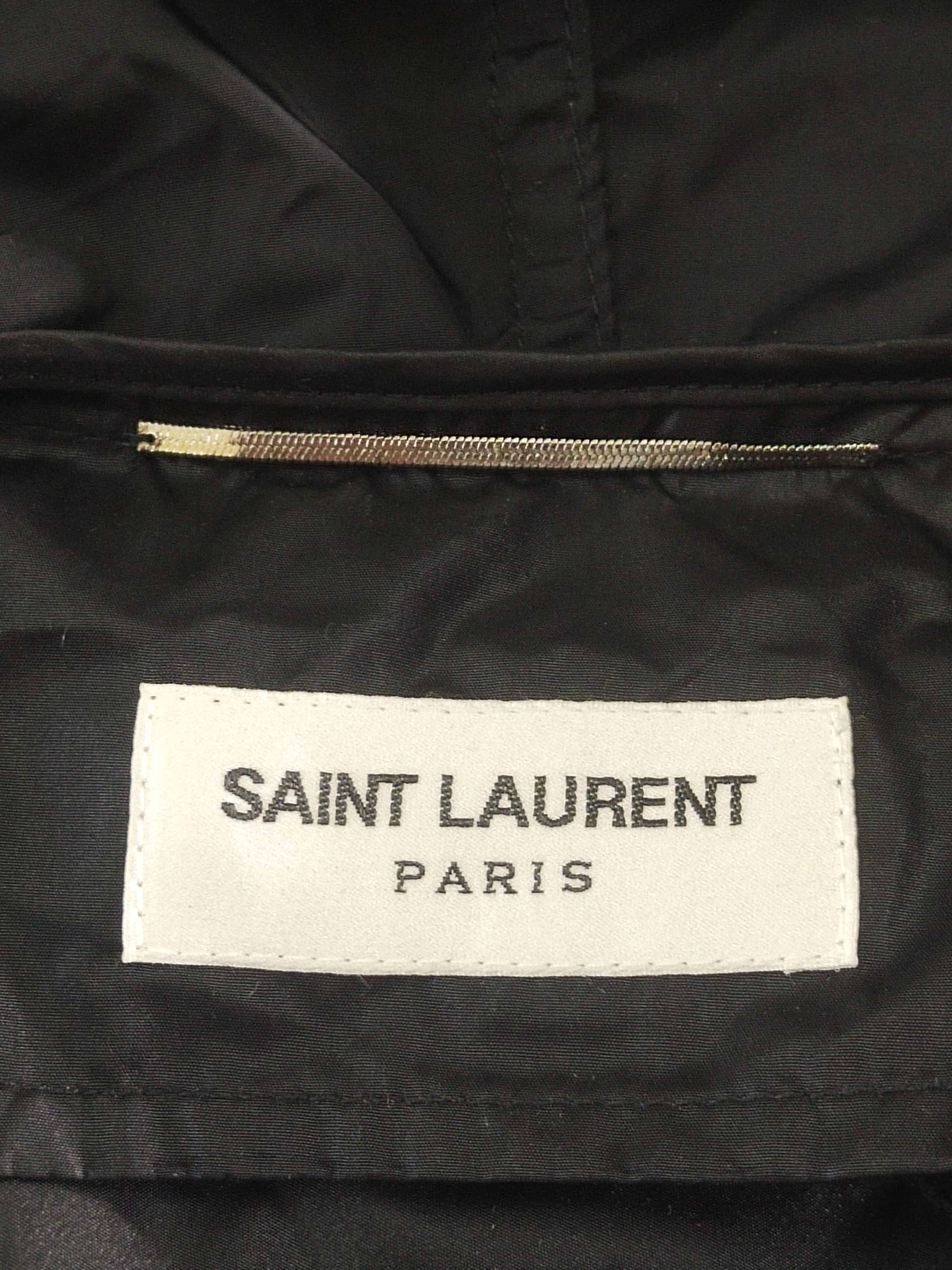 Saint Laurent Paris × Yves Saint Laurent 💥 Saint Laurent Paris 2018 Hooded Windbreaker Size 44 Size US S / EU 44-46 / 1 - 14 Thumbnail