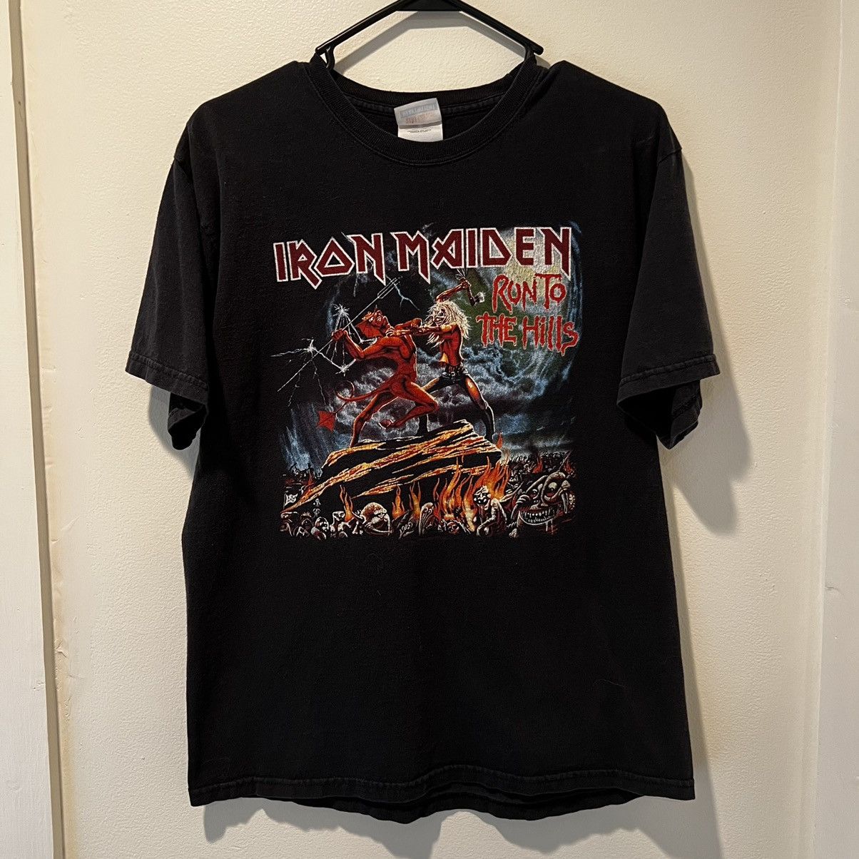 Vintage Vintage Iron Maiden run for your lives double sided t-shirt ...