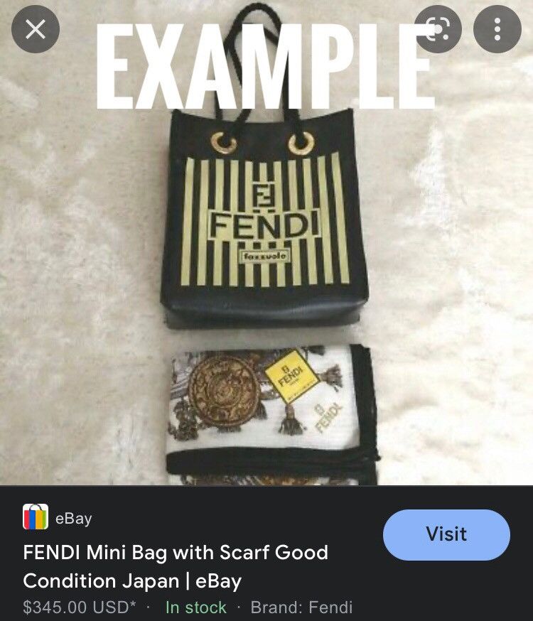 Fendi Rare Fendi Fazzuolo Mini Tote Bag Size ONE SIZE - 11 Thumbnail