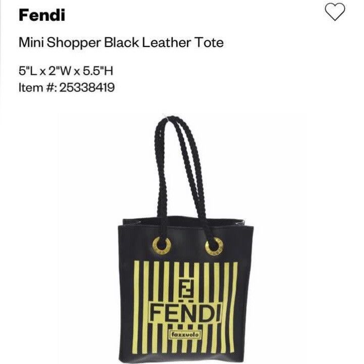 Fendi Rare Fendi Fazzuolo Mini Tote Bag Size ONE SIZE - 10 Thumbnail