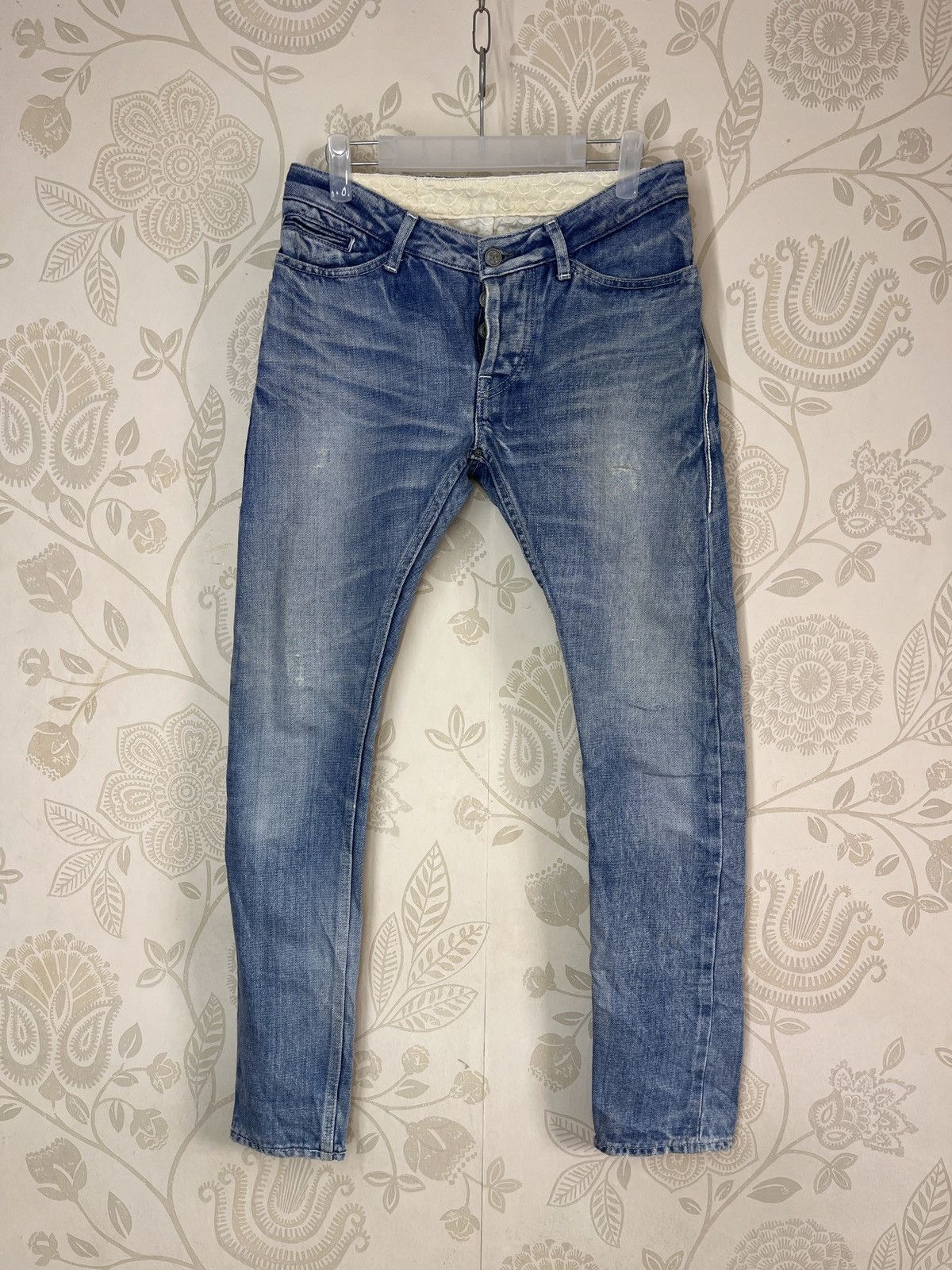 mina perhonen Mina Perhonen Indigo Luxury Japan Designer Selvedge Denim Size 28" / US 6 / IT 42 - 2 Thumbnail
