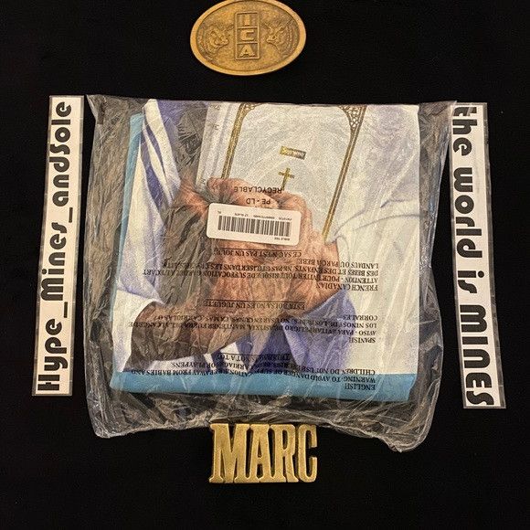 Supreme NWT Supreme Bible Tee - Light Slate - XL Size US XL / EU 56 / 4 - 3 Thumbnail