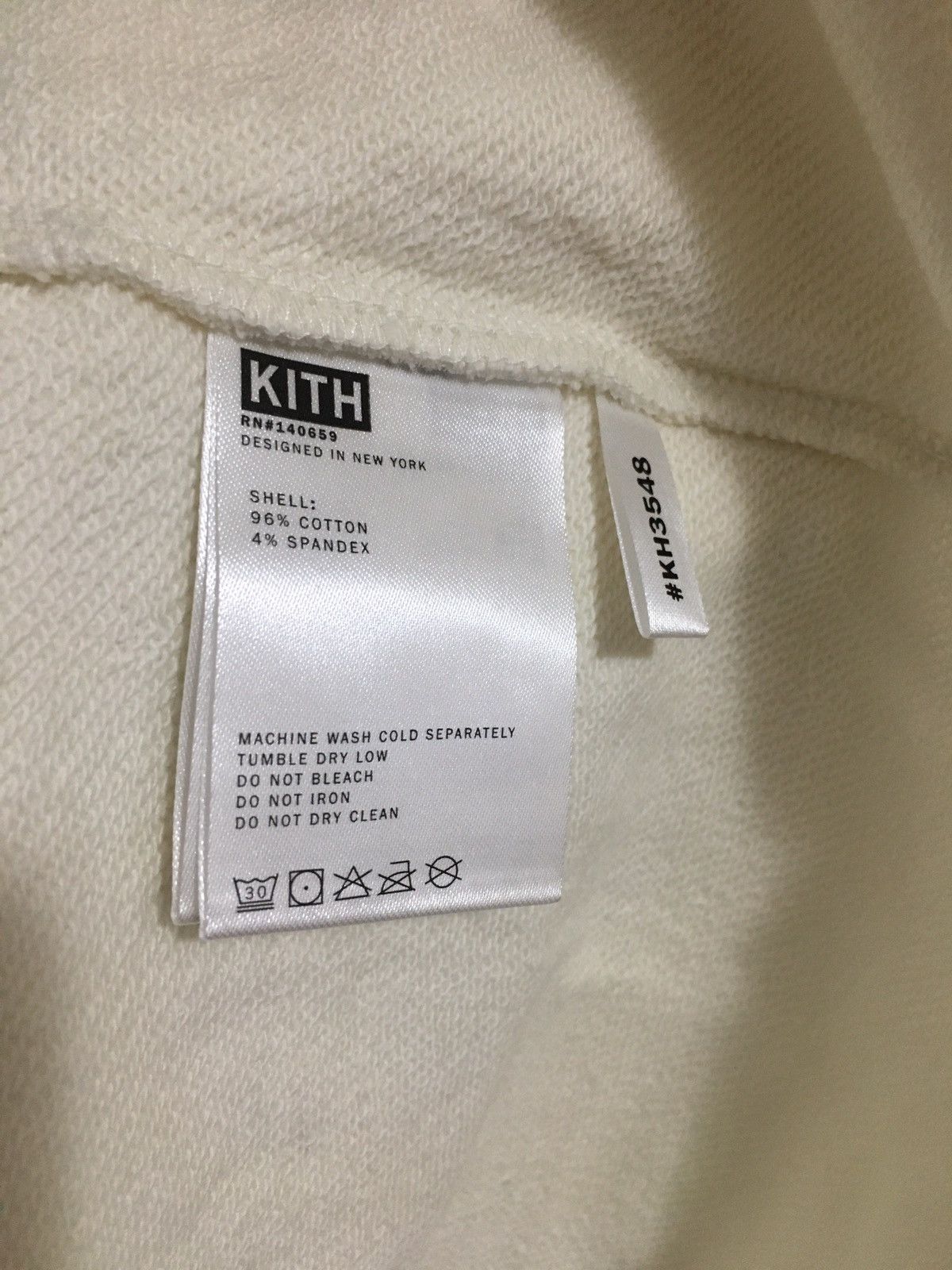 Kith Kith Howard Baby Terry Short Sleeve Tee Ivory Size US S / EU 44-46 / 1 - 5 Thumbnail