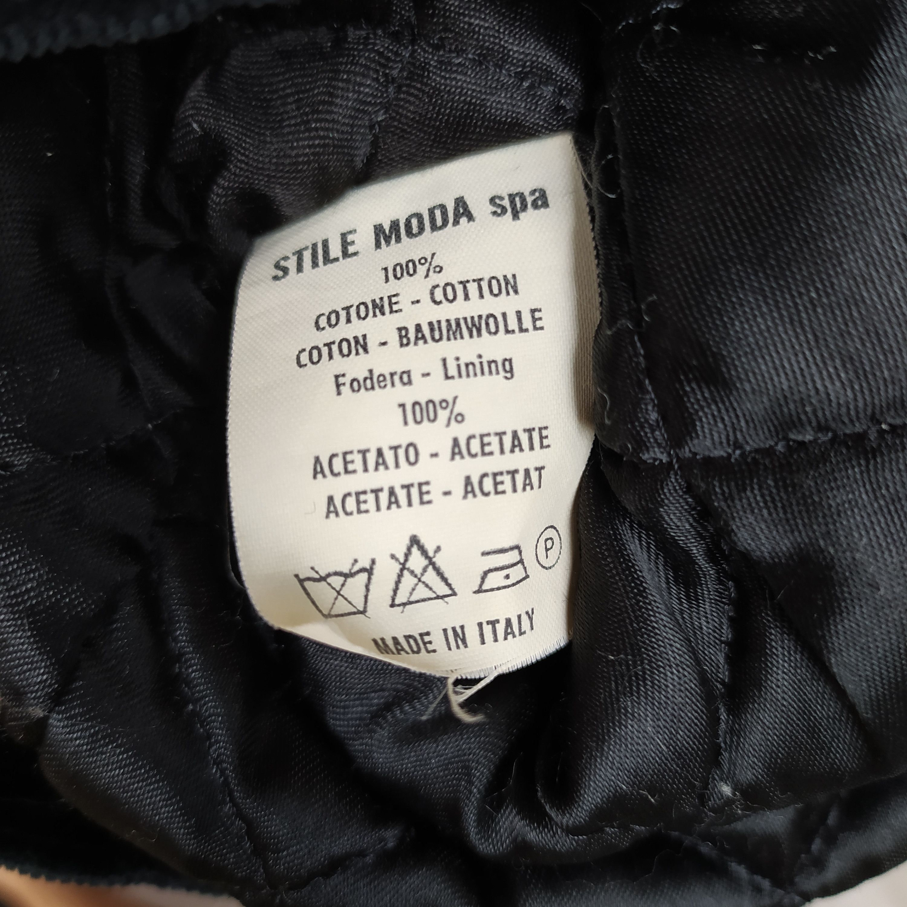 Katharine Hamnett London 1980s Velour Padded Trucker Jacket Size US M / EU 48-50 / 2 - 6 Thumbnail