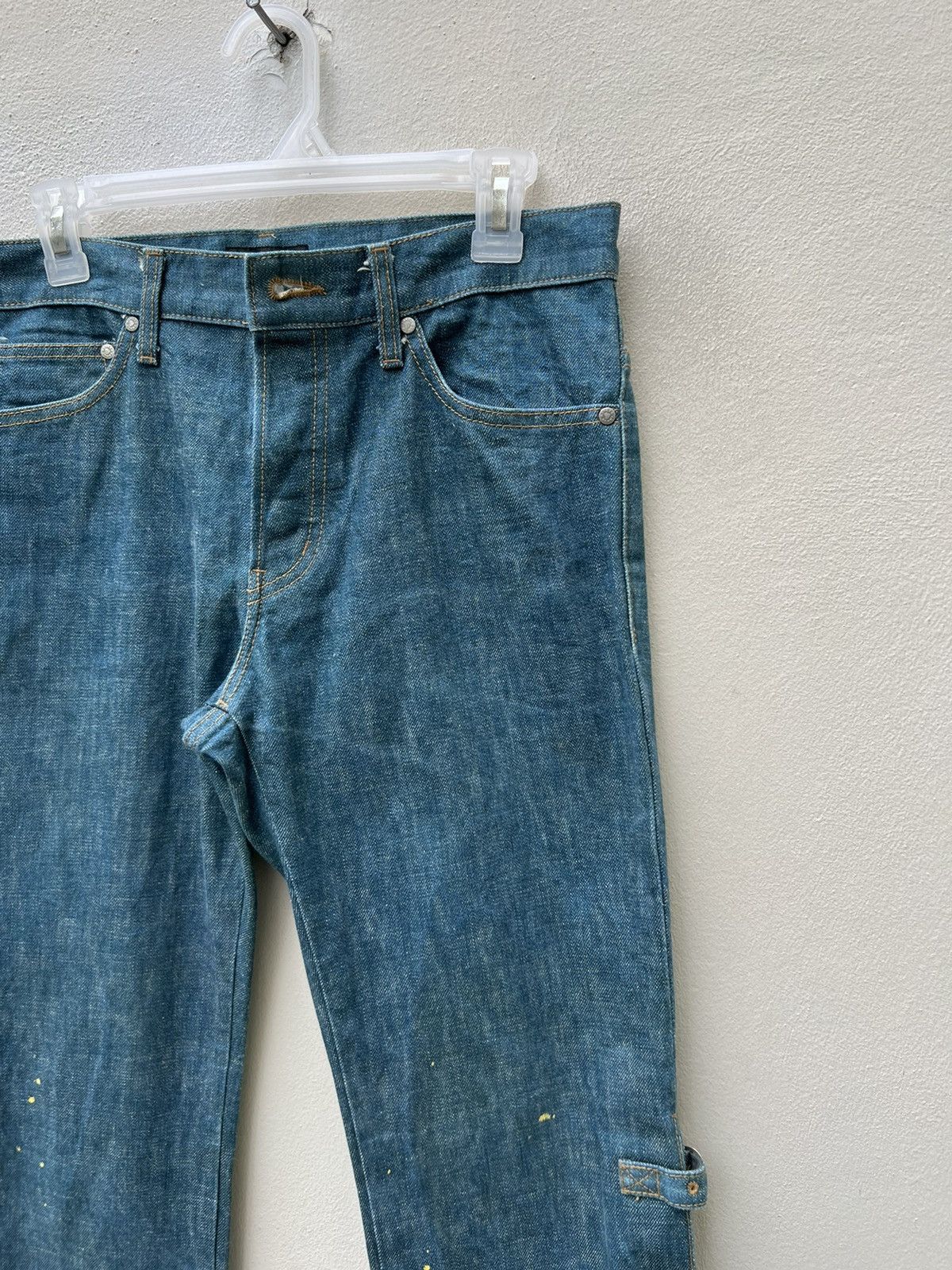 Morgan Homme Morgan Homme Japan Adjustable Buckled Leg Bondage Denim Size US 30 / EU 46 - 10 Thumbnail