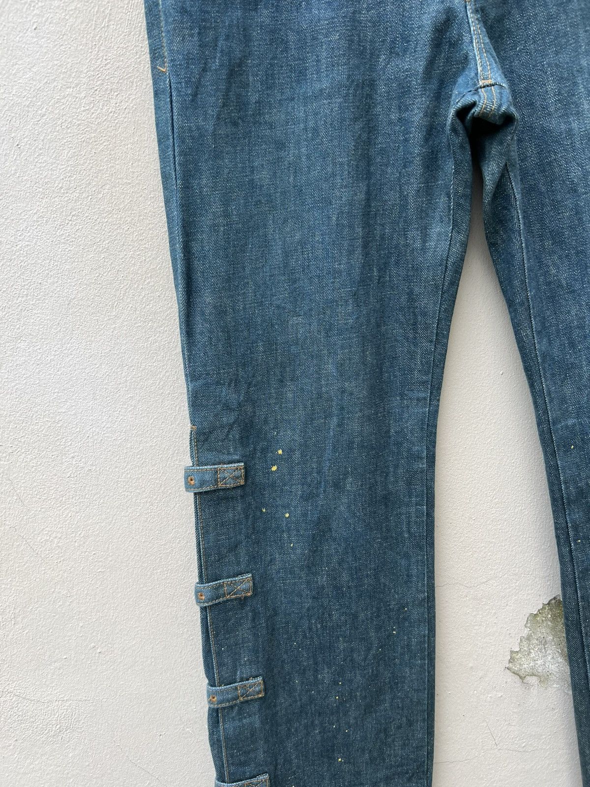 Morgan Homme Morgan Homme Japan Adjustable Buckled Leg Bondage Denim Size US 30 / EU 46 - 7 Thumbnail