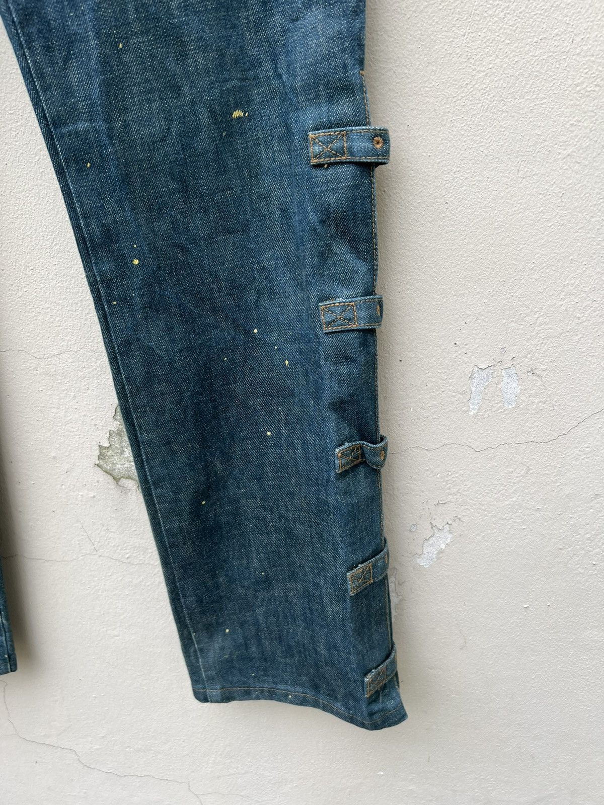 Morgan Homme Morgan Homme Japan Adjustable Buckled Leg Bondage Denim Size US 30 / EU 46 - 11 Thumbnail