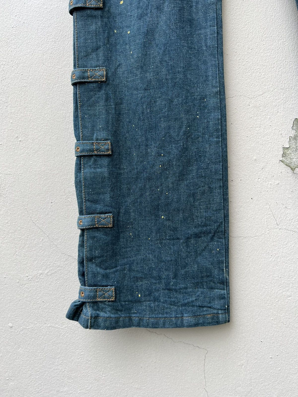Morgan Homme Morgan Homme Japan Adjustable Buckled Leg Bondage Denim Size US 30 / EU 46 - 9 Thumbnail
