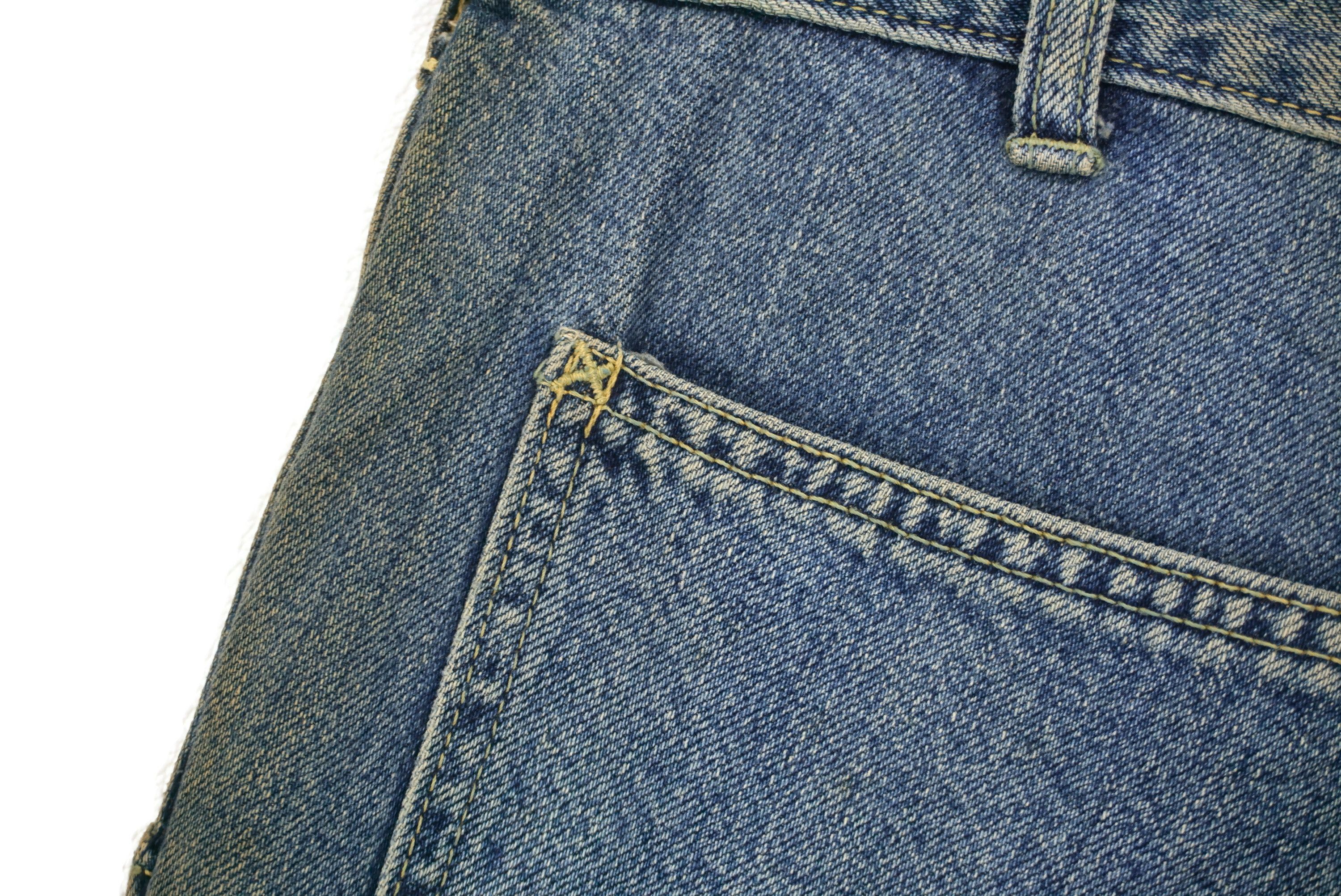 Japanese Brand Outdoors Man Carpenter Hickory Jeans Hip Hop Jeans Size US 31 - 16 Thumbnail