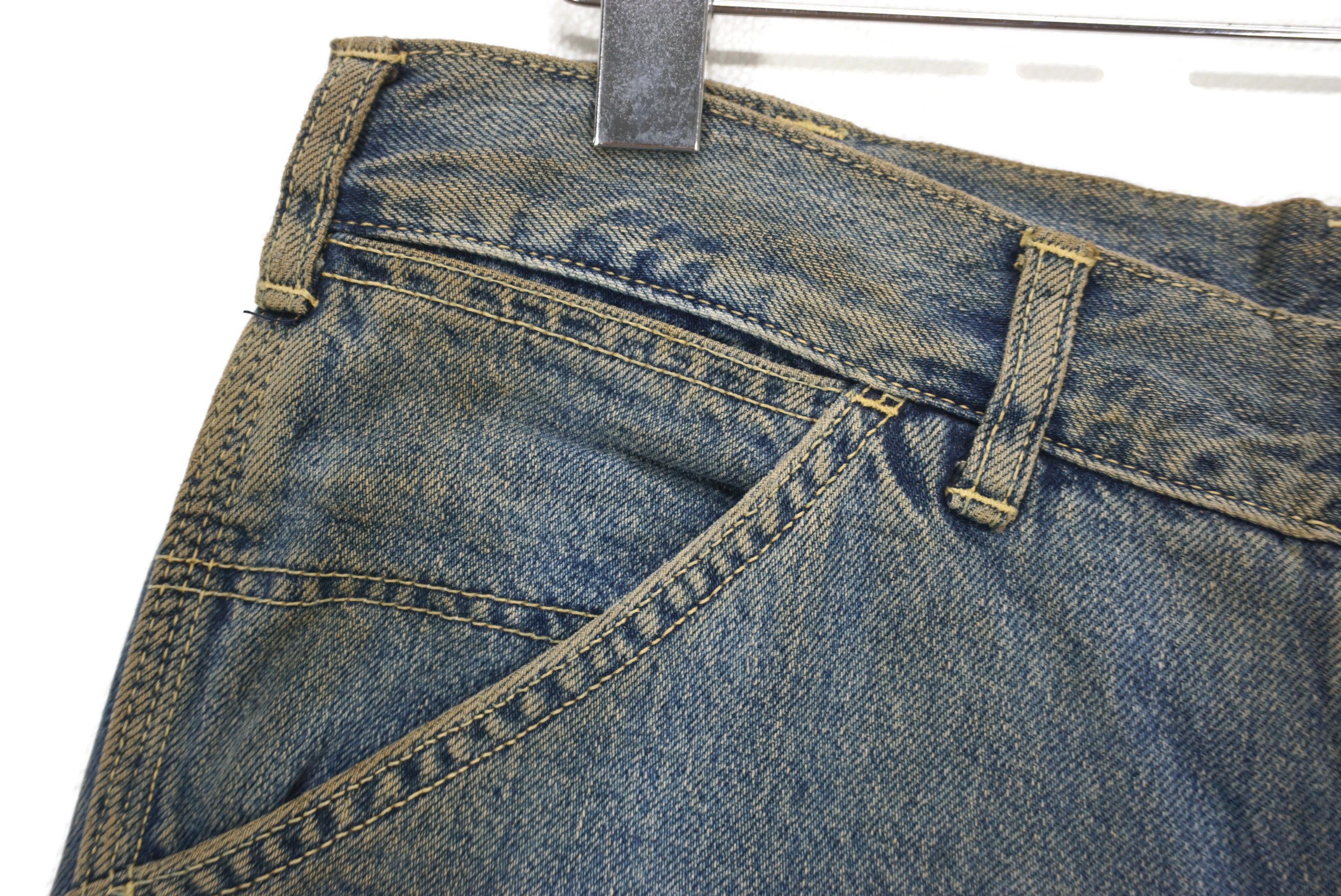 Japanese Brand Outdoors Man Carpenter Hickory Jeans Hip Hop Jeans Size US 31 - 10 Thumbnail