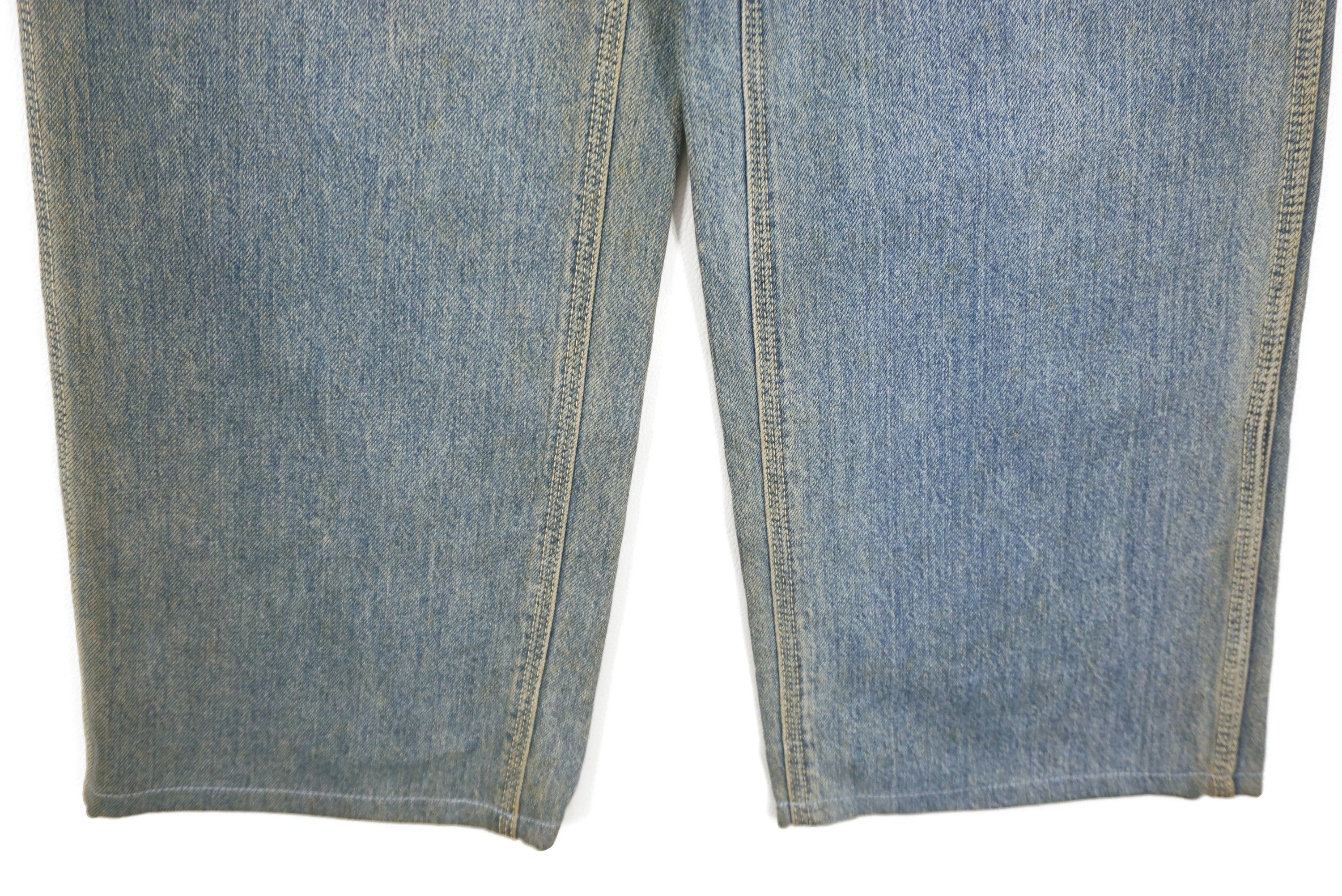 Japanese Brand Outdoors Man Carpenter Hickory Jeans Hip Hop Jeans Size US 31 - 5 Thumbnail