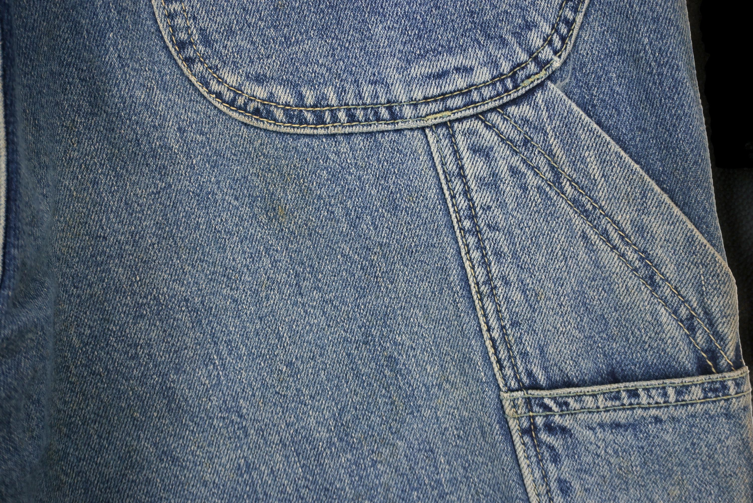Japanese Brand Outdoors Man Carpenter Hickory Jeans Hip Hop Jeans Size US 31 - 14 Thumbnail