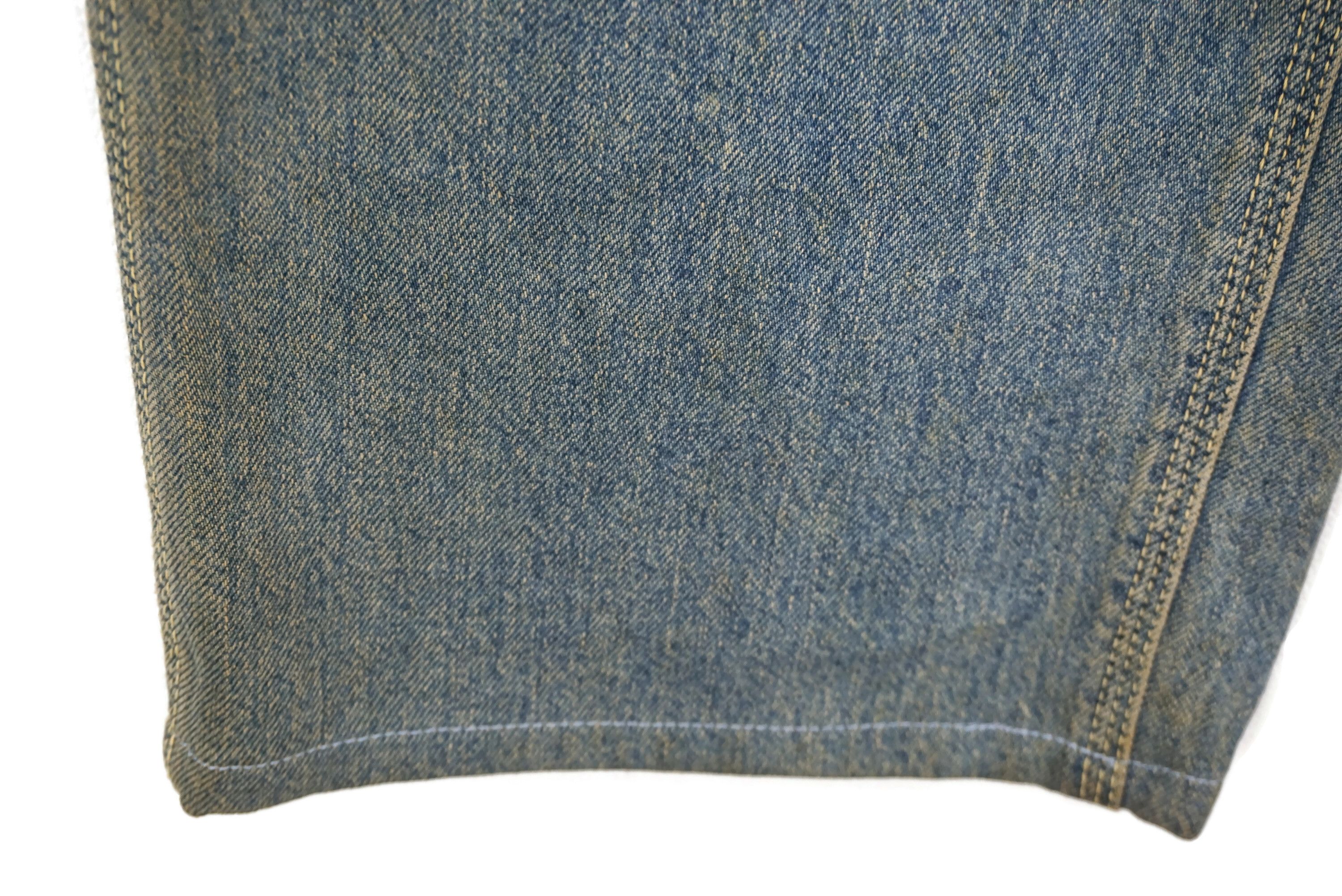 Japanese Brand Outdoors Man Carpenter Hickory Jeans Hip Hop Jeans Size US 31 - 11 Thumbnail