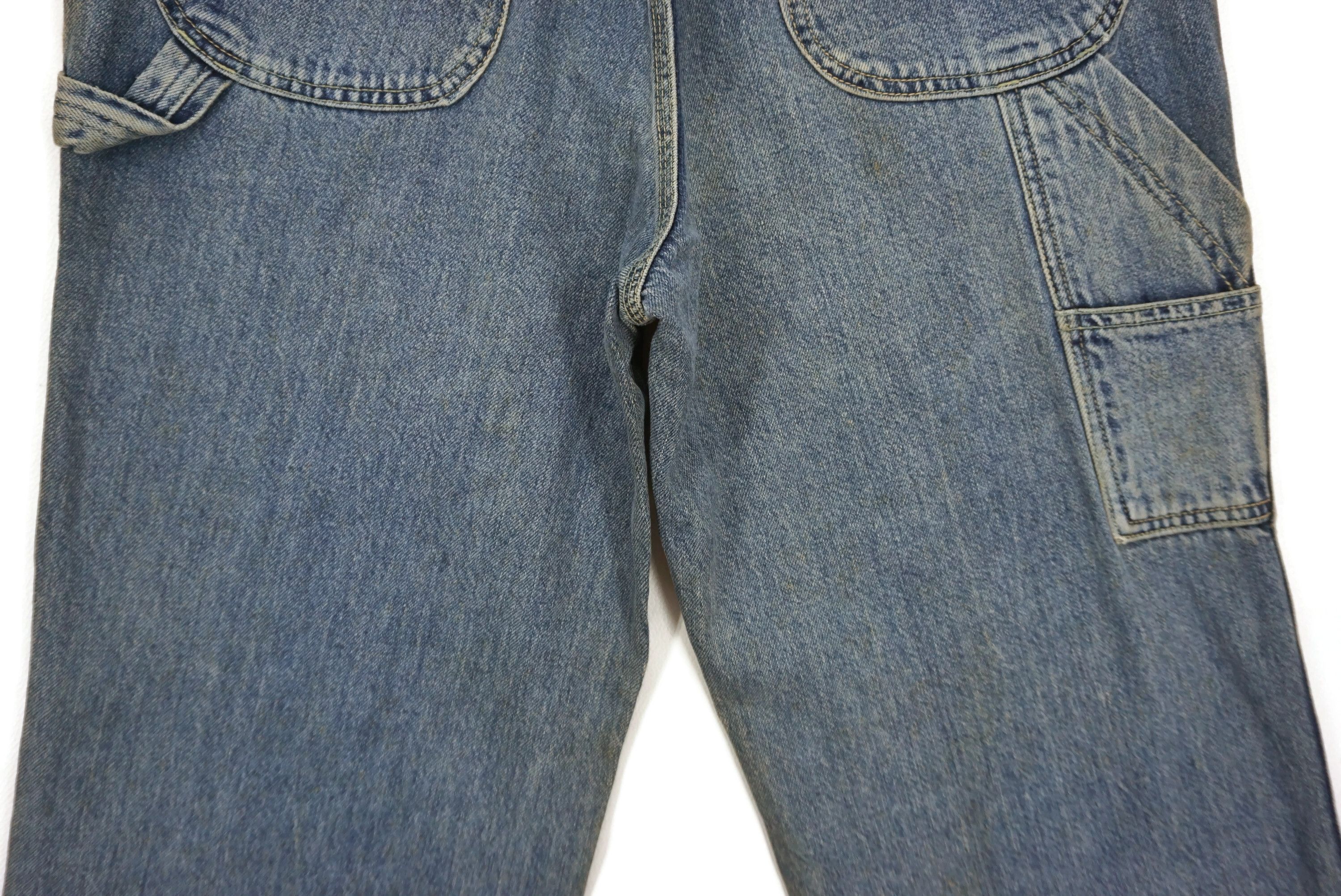 Japanese Brand Outdoors Man Carpenter Hickory Jeans Hip Hop Jeans Size US 31 - 7 Thumbnail