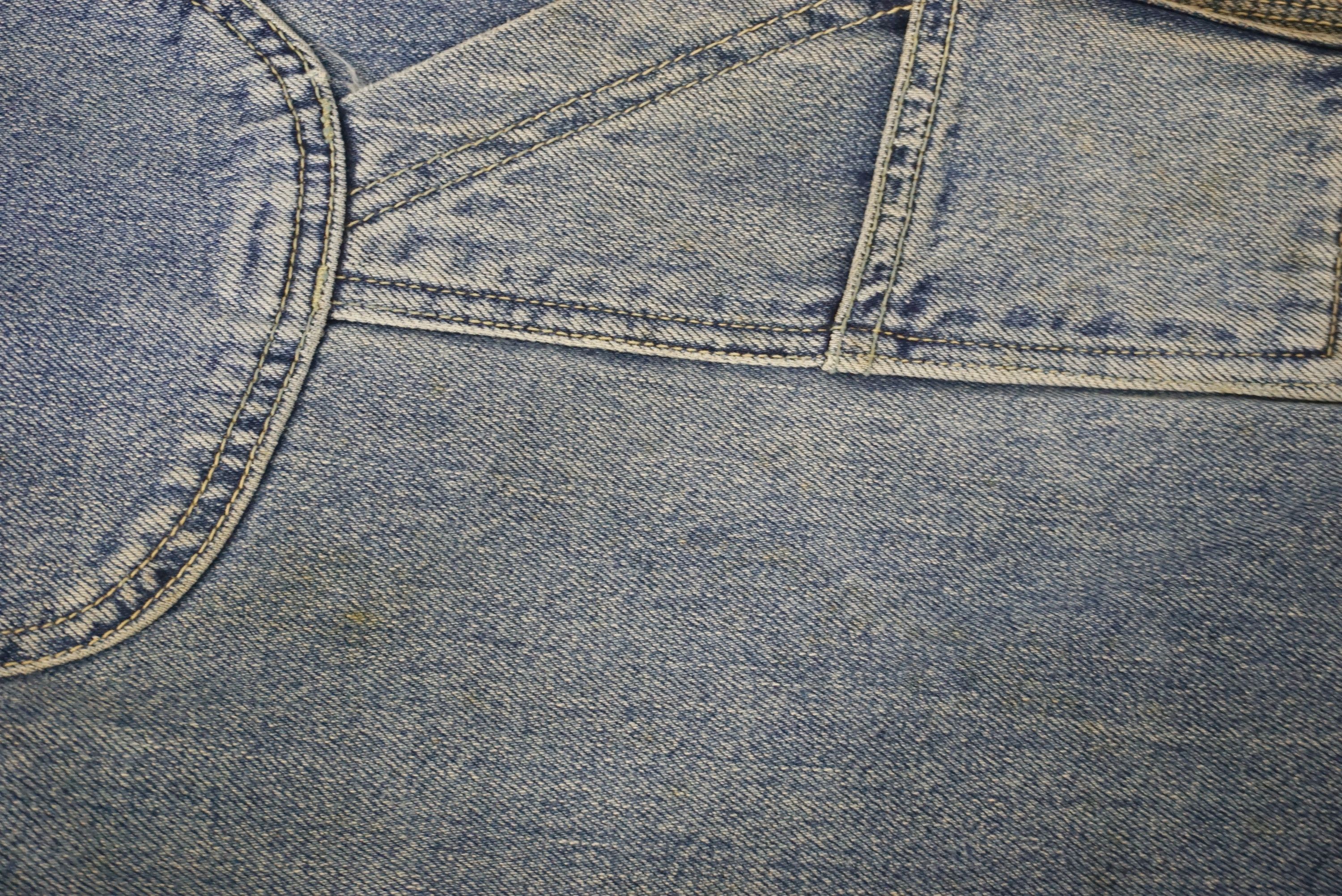 Japanese Brand Outdoors Man Carpenter Hickory Jeans Hip Hop Jeans Size US 31 - 18 Thumbnail