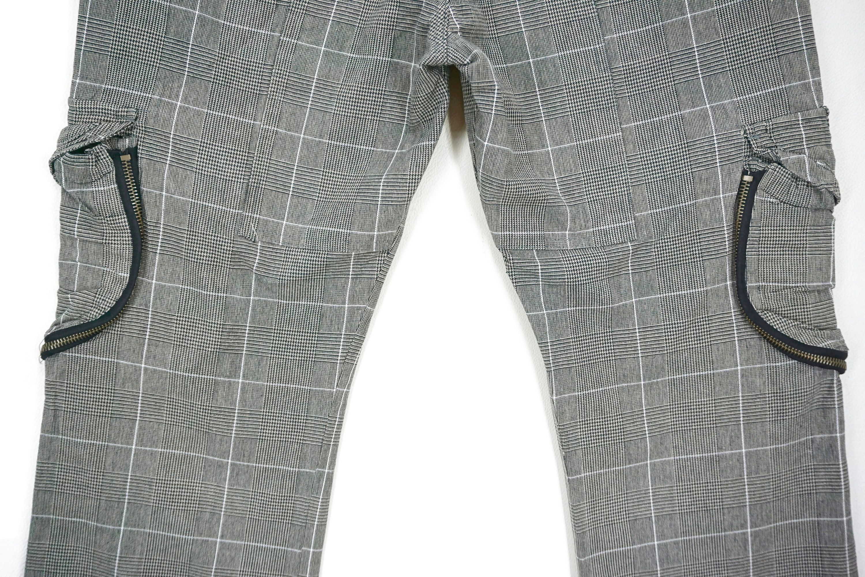 Japanese Brand SKKONE Hickory Denim Japanese Workwear Plaid Tartan Jeans Size US 32 / EU 48 - 7 Thumbnail