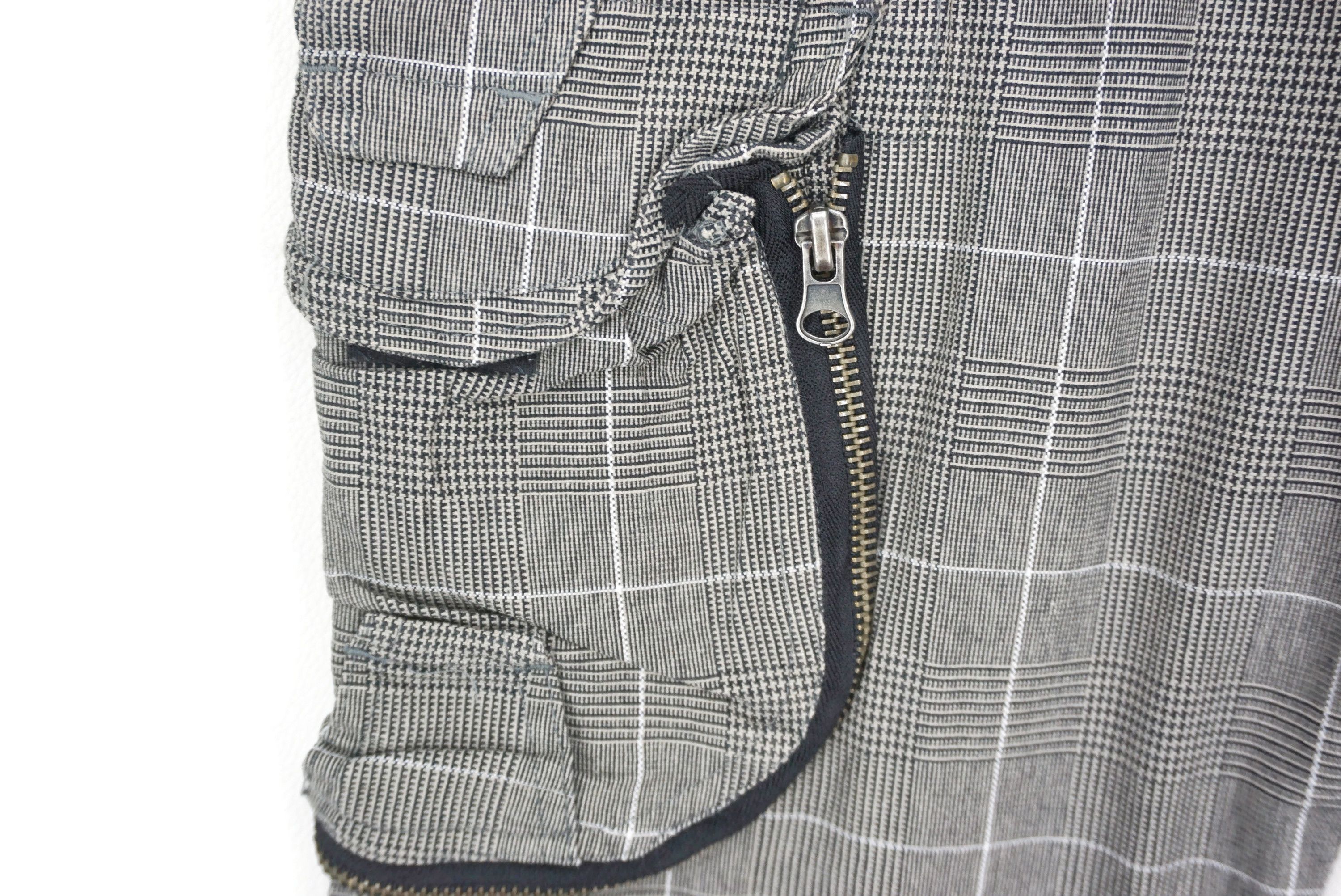 Japanese Brand SKKONE Hickory Denim Japanese Workwear Plaid Tartan Jeans Size US 32 / EU 48 - 10 Thumbnail