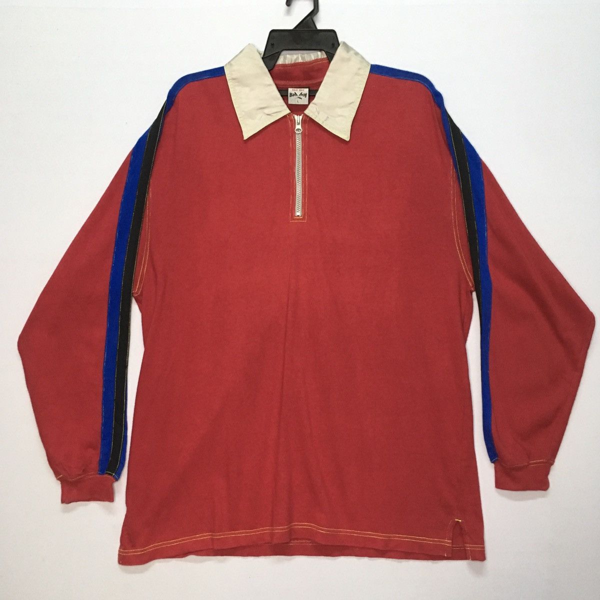 Vintage Bad Boy Hip Hop Polo Shirt Quarter Zip