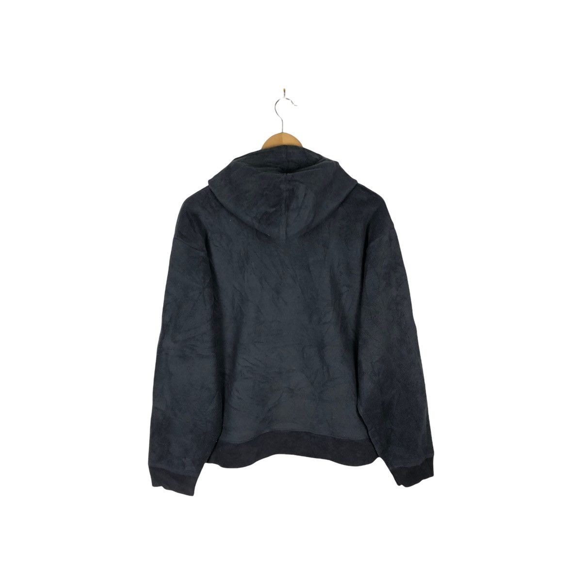 Vintage Gap Fleece Hoodies sweater zip big logo