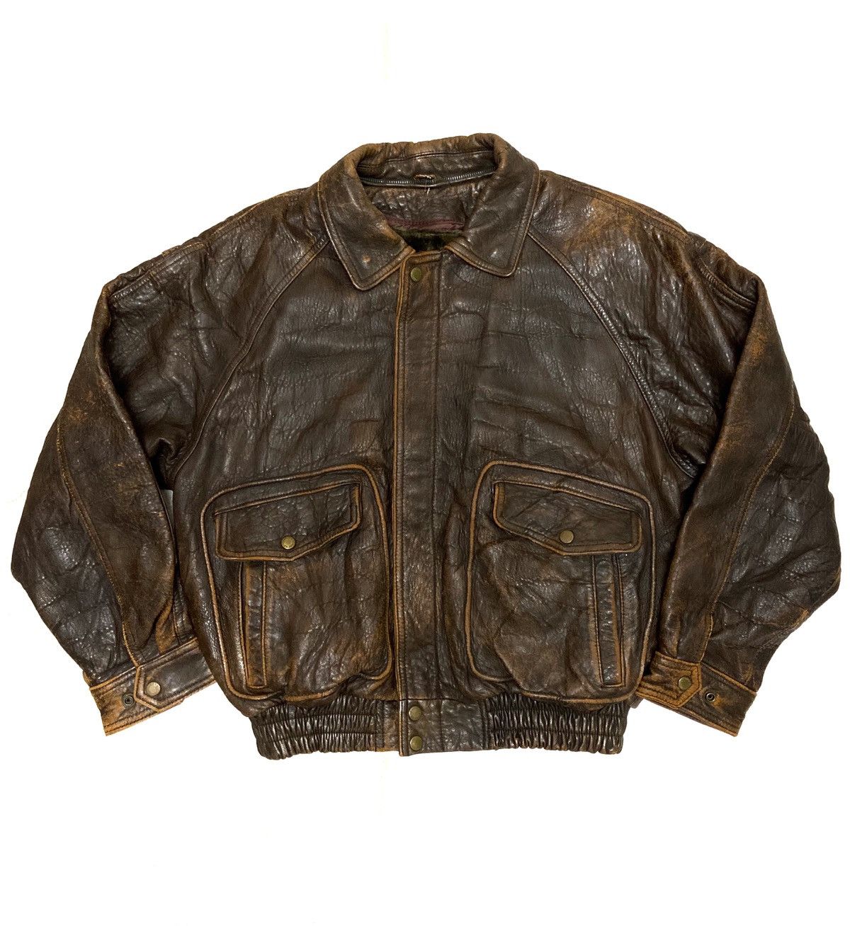 Vintage JAPANESE BRAND D’HOMME A HOMME LEATHER JACKET | Grailed