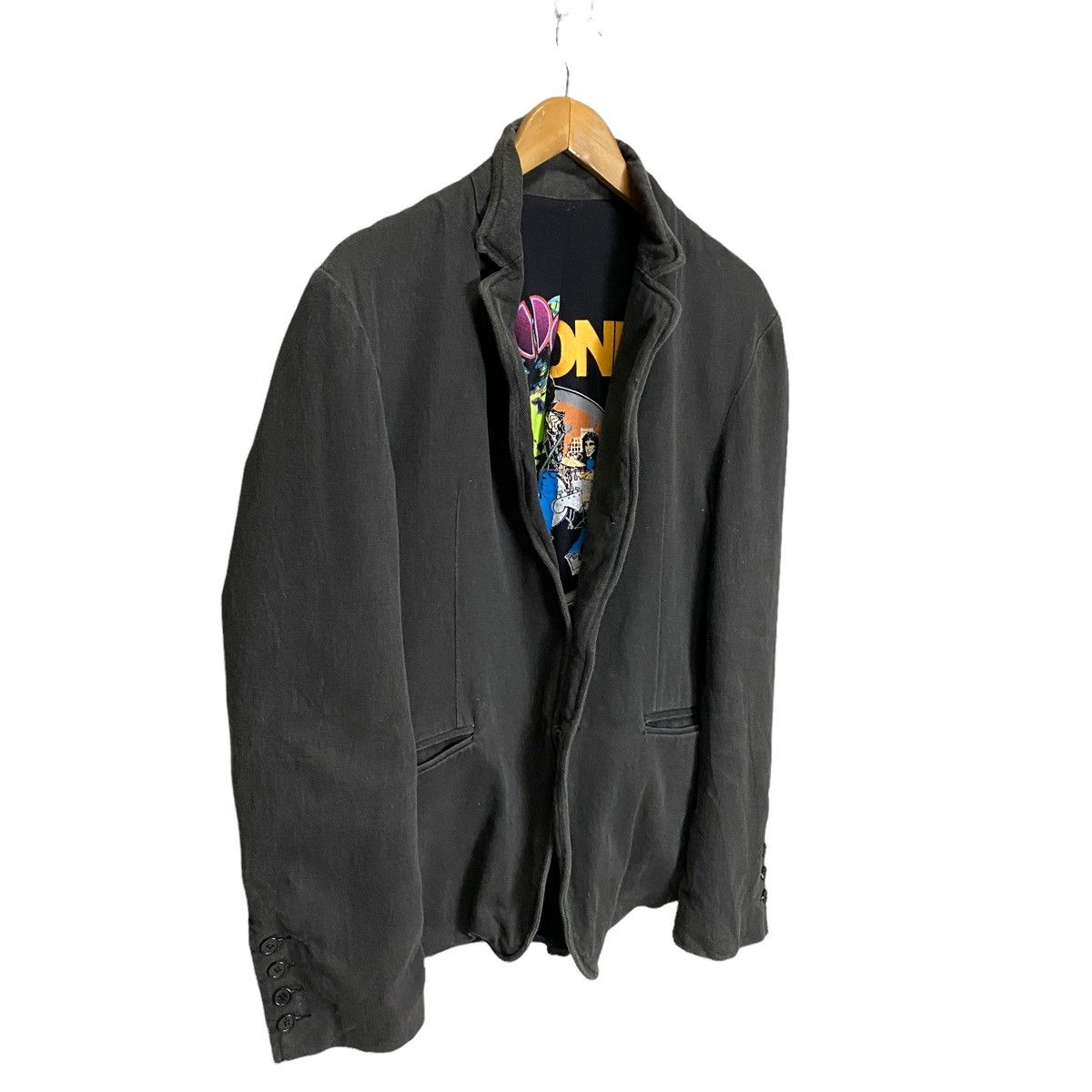 Band Tees Vintage Custom made rockband inner jacket Size 42S - 4 Thumbnail