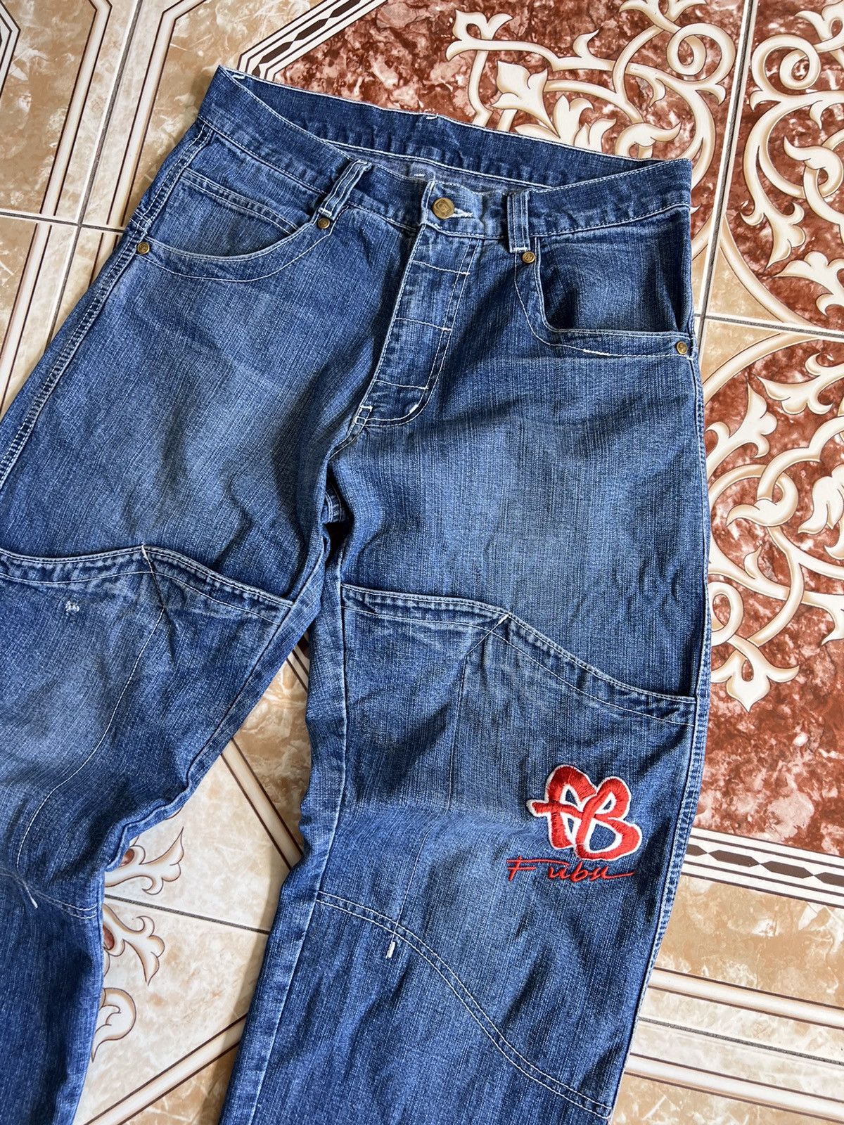 Fubu × Vintage Vintage Fubu Jeans Size US 29 - 1 Thumbnail