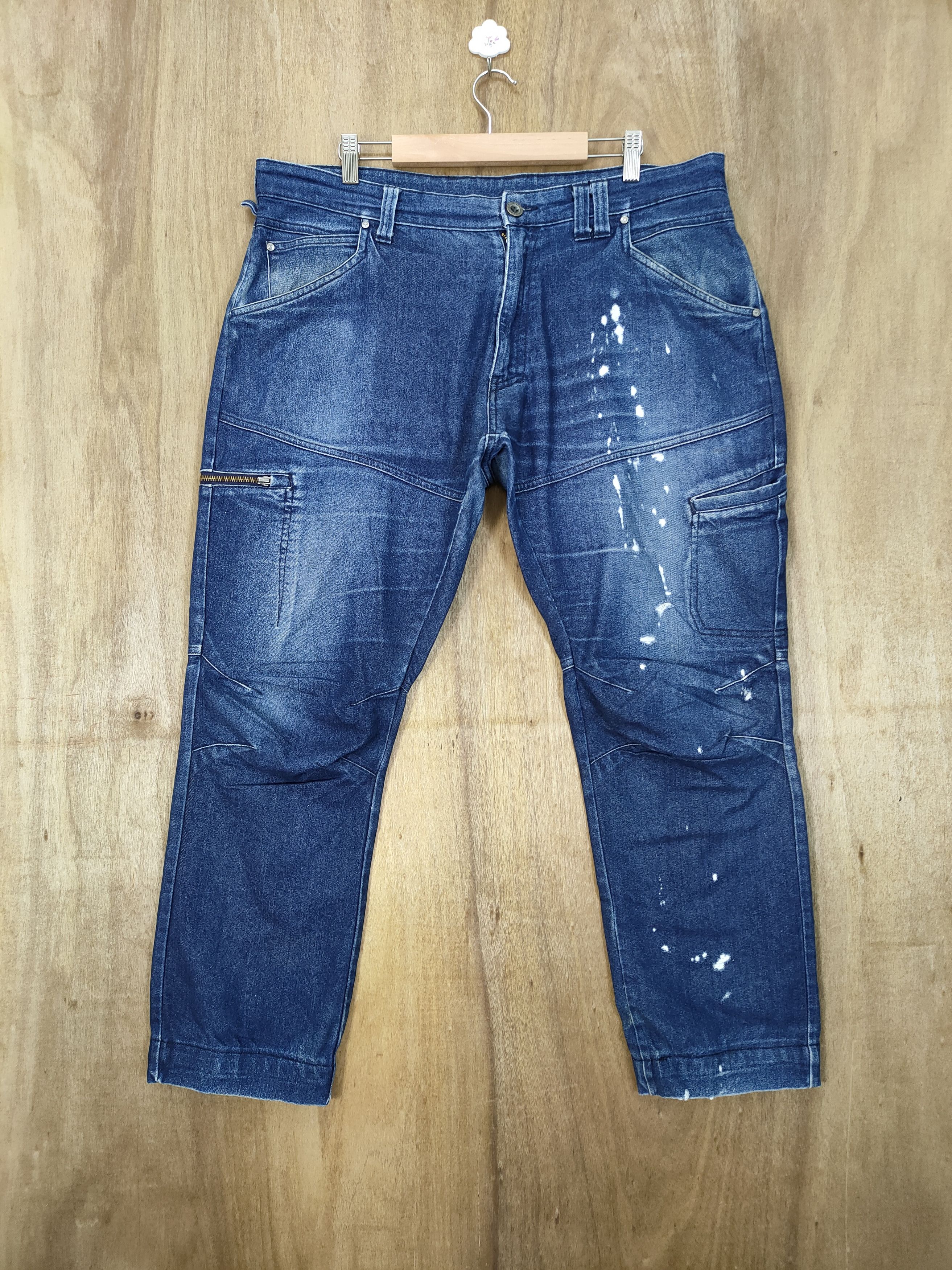 Designer × Japanese Brand JAPANESE BRAND BAGGY CARGO PANTS Size US 38 / EU 54 - 1 Thumbnail