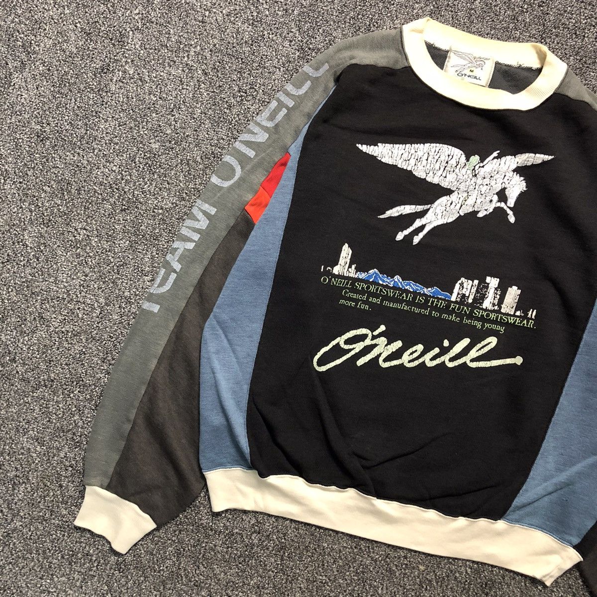 O'Neill Vintage 80's O’Neill Surf Sweatshirt Size US M / EU 48-50 / 2 - 2 Thumbnail