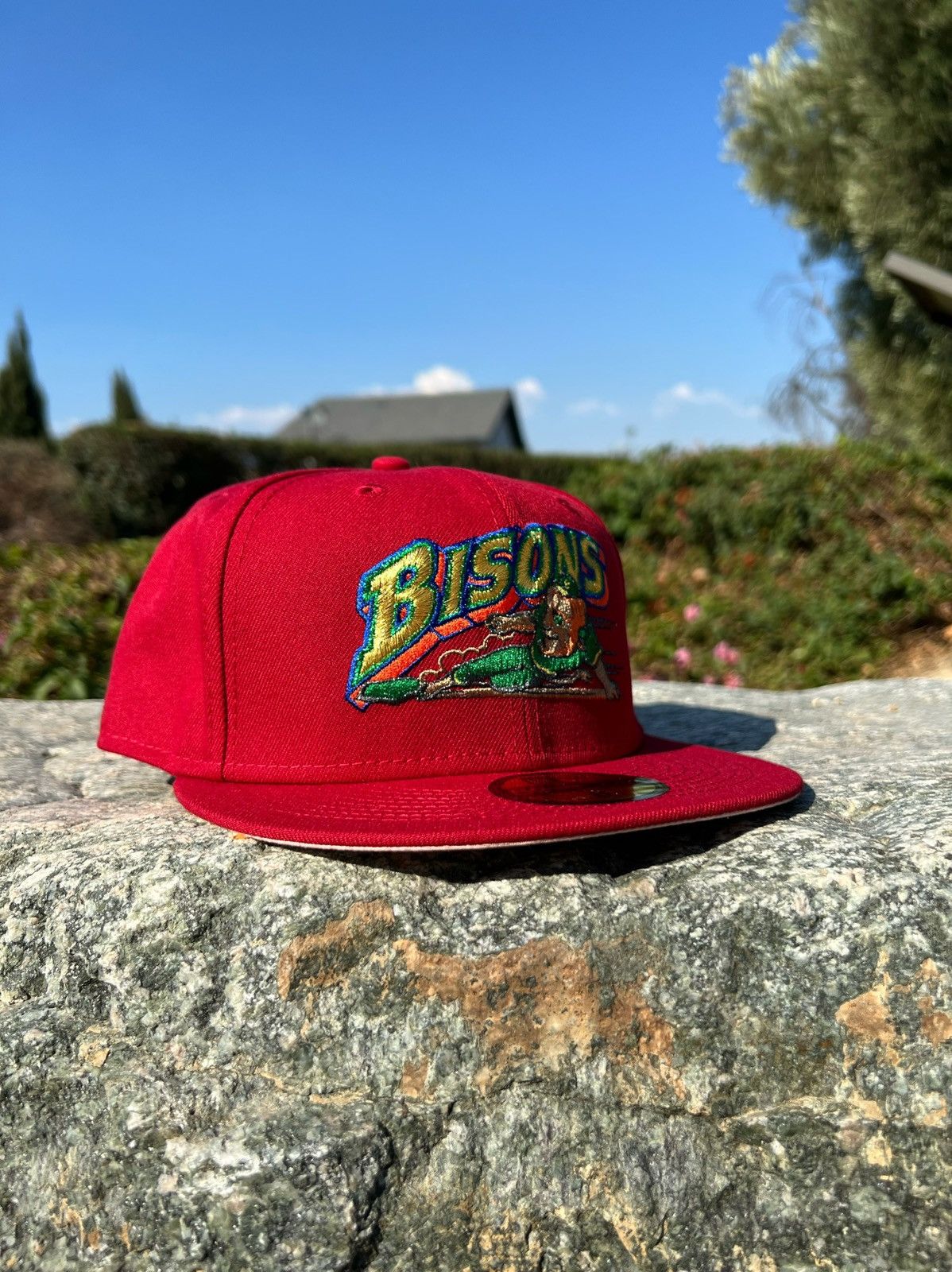 Buffalo best Bisons Script Fitted Hat