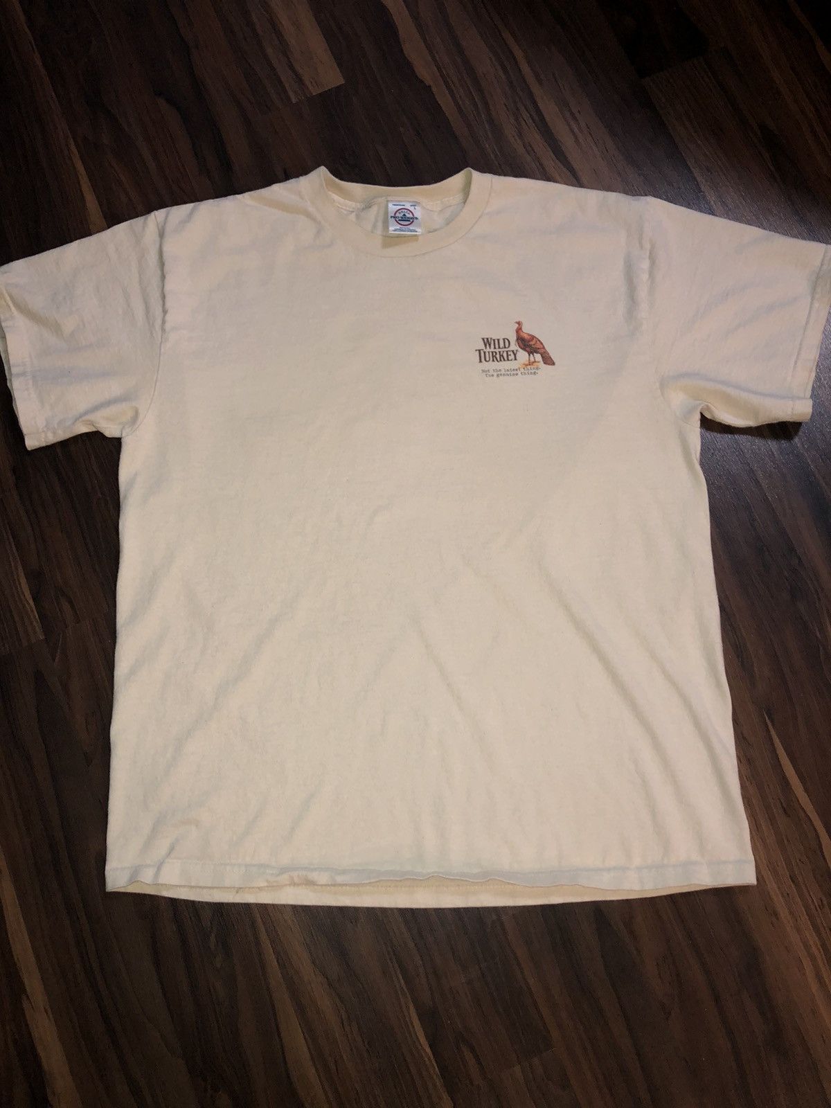 Jameson Irish Whiskey Vtg 90s WILD TURKEY Whiskey Fowl Logo Tee Size Large Size US L / EU 52-54 / 3 - 1 Thumbnail