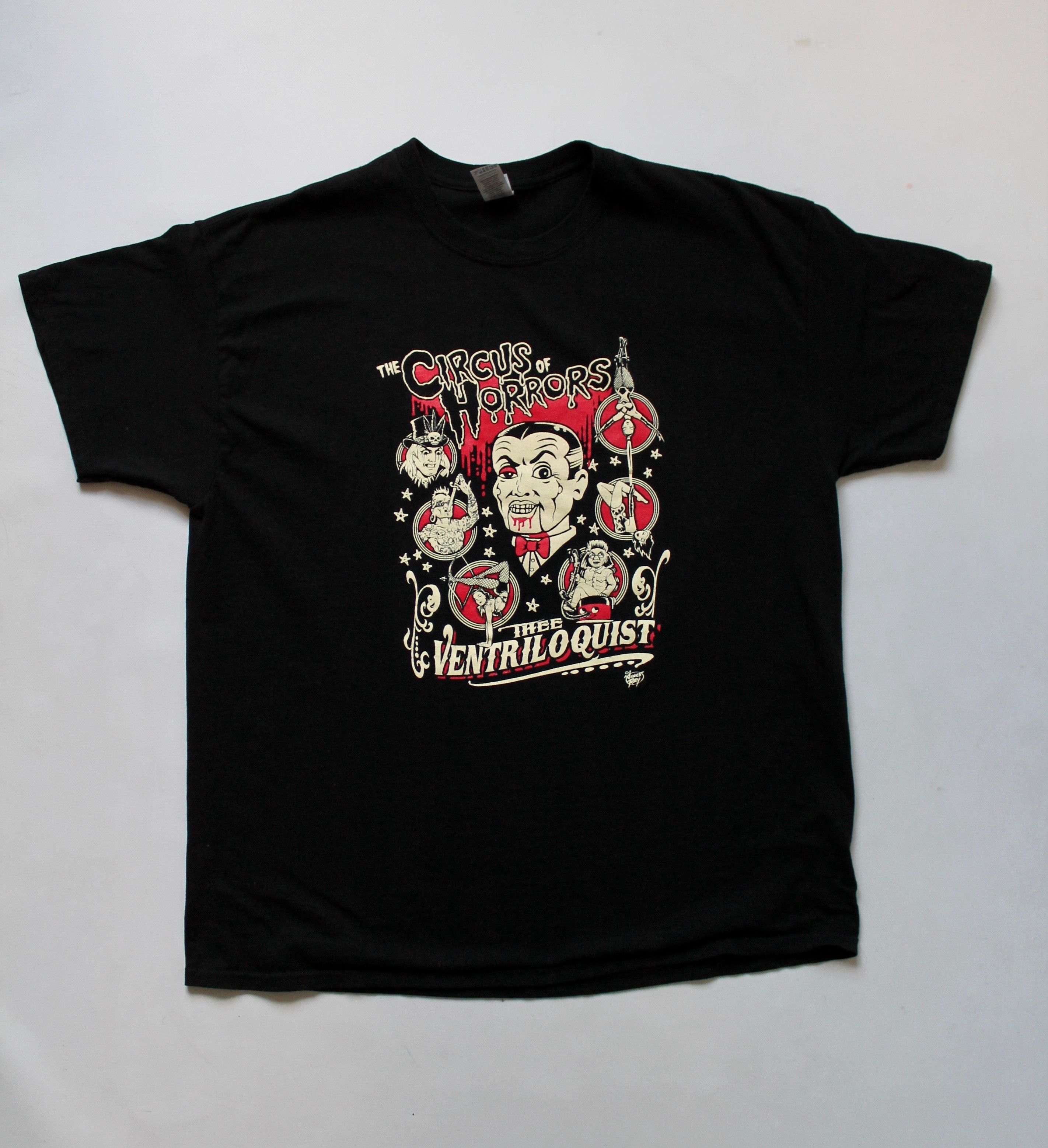 Band Tees The Circus of Horrors Ventriloquist T Shirt Vince Ray Size US XL / EU 56 / 4 - 9 Thumbnail