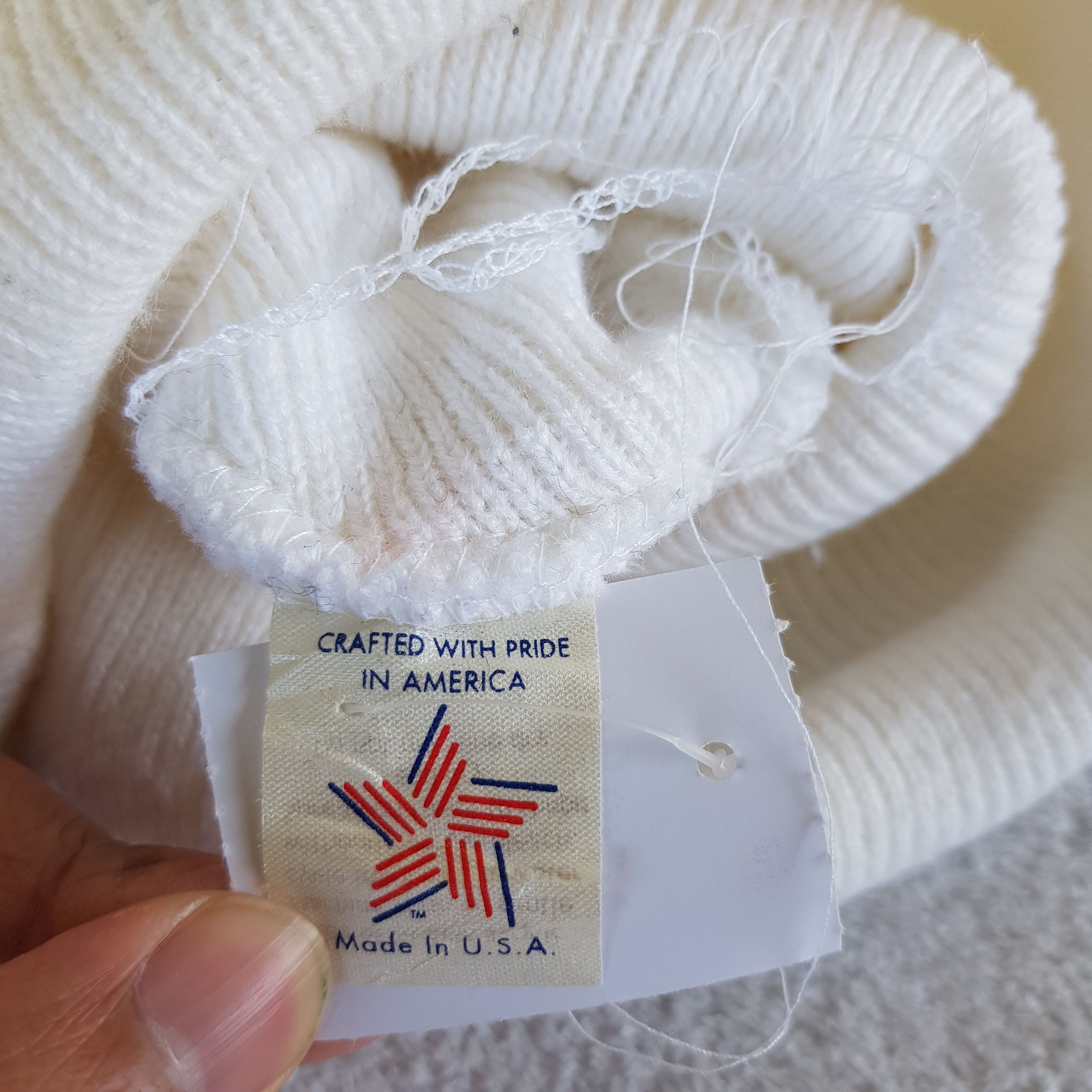Vintage Vintage American Hats Made in USA Beanie Snow Cap Size ONE SIZE - 6 Thumbnail