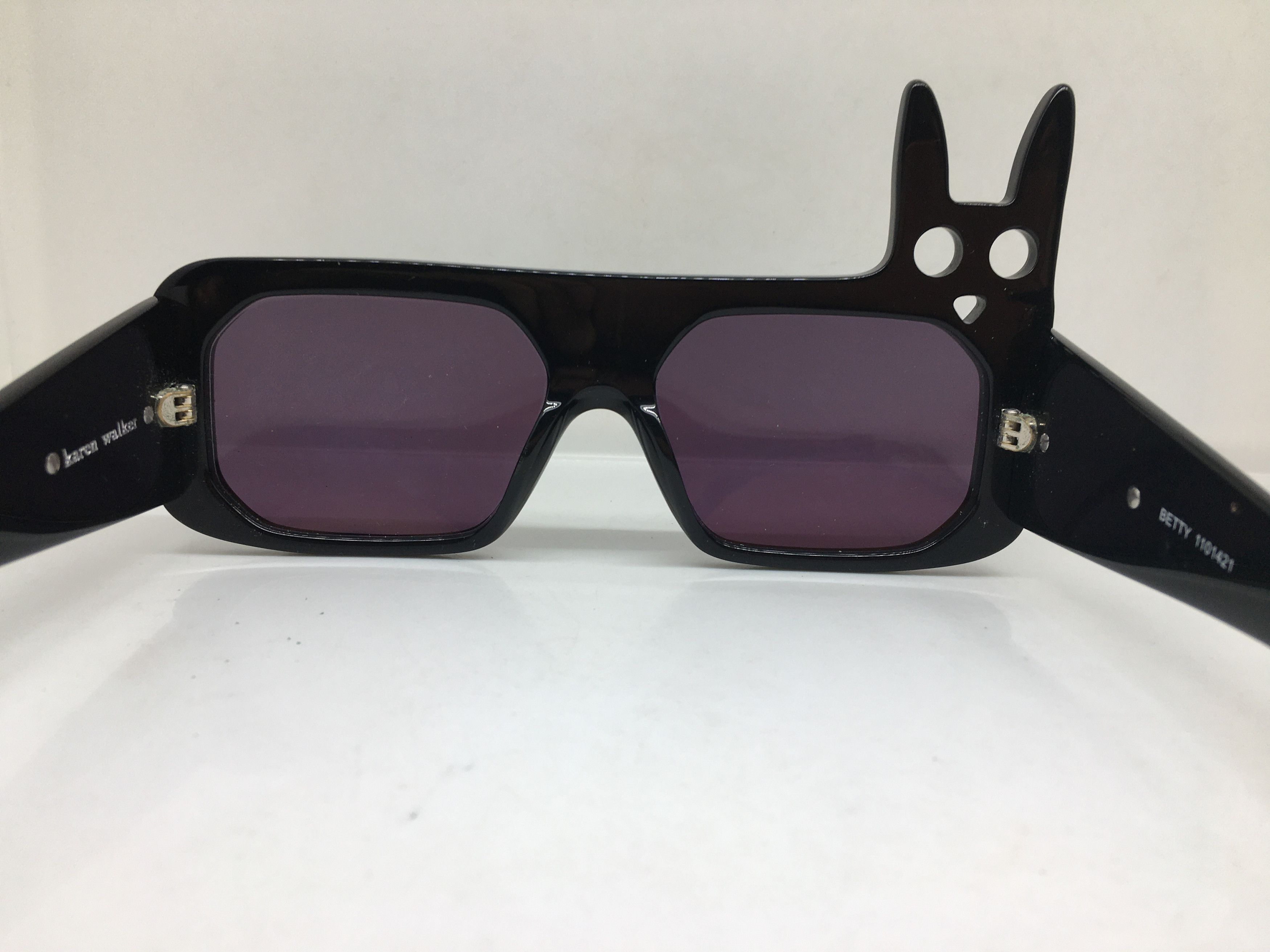 Karen Walker Karen Walker Betty Sunglasses Frame Limited Edition Black Size ONE SIZE - 4 Thumbnail