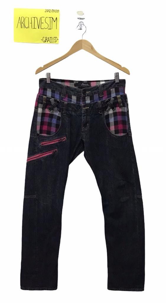 Japanese Brand Double Waist Jeans