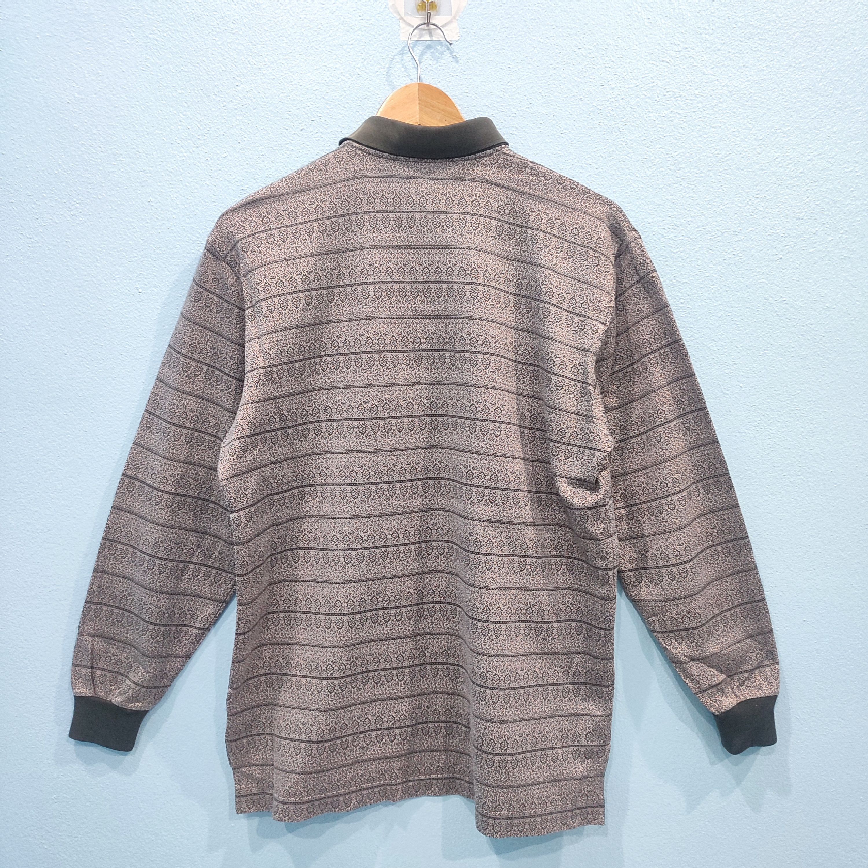 BURBERRYS Long Sleeve Polo Shirt