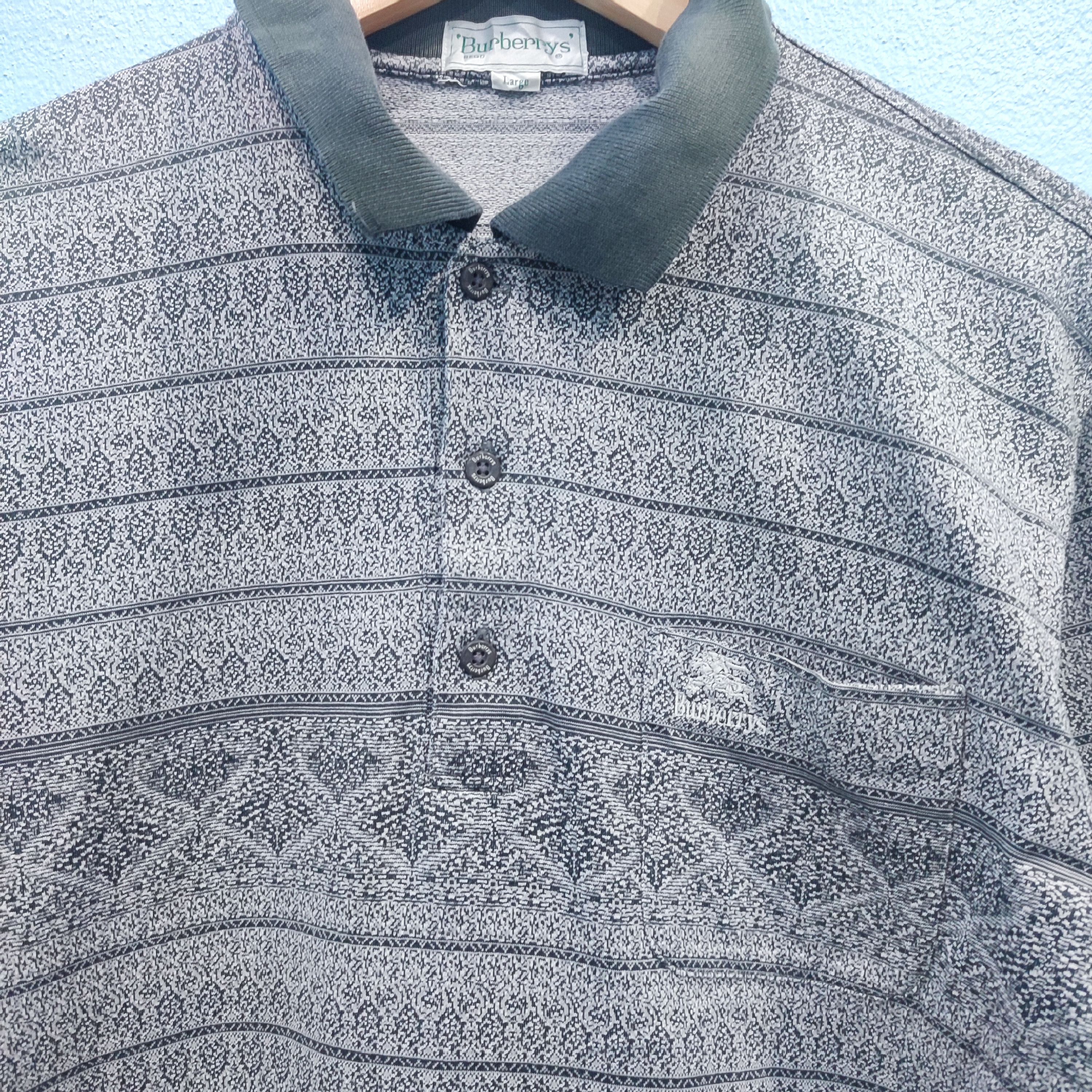 BURBERRYS Long Sleeve Polo Shirt