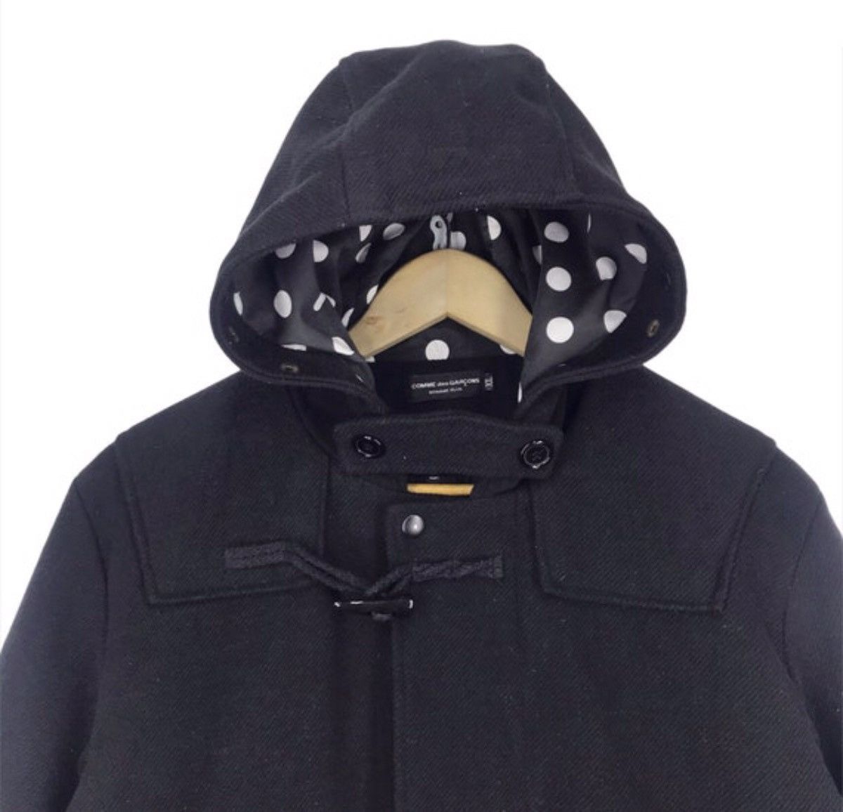 Comme des Garcons Homme Plus Polka Dot Duffle Coat
