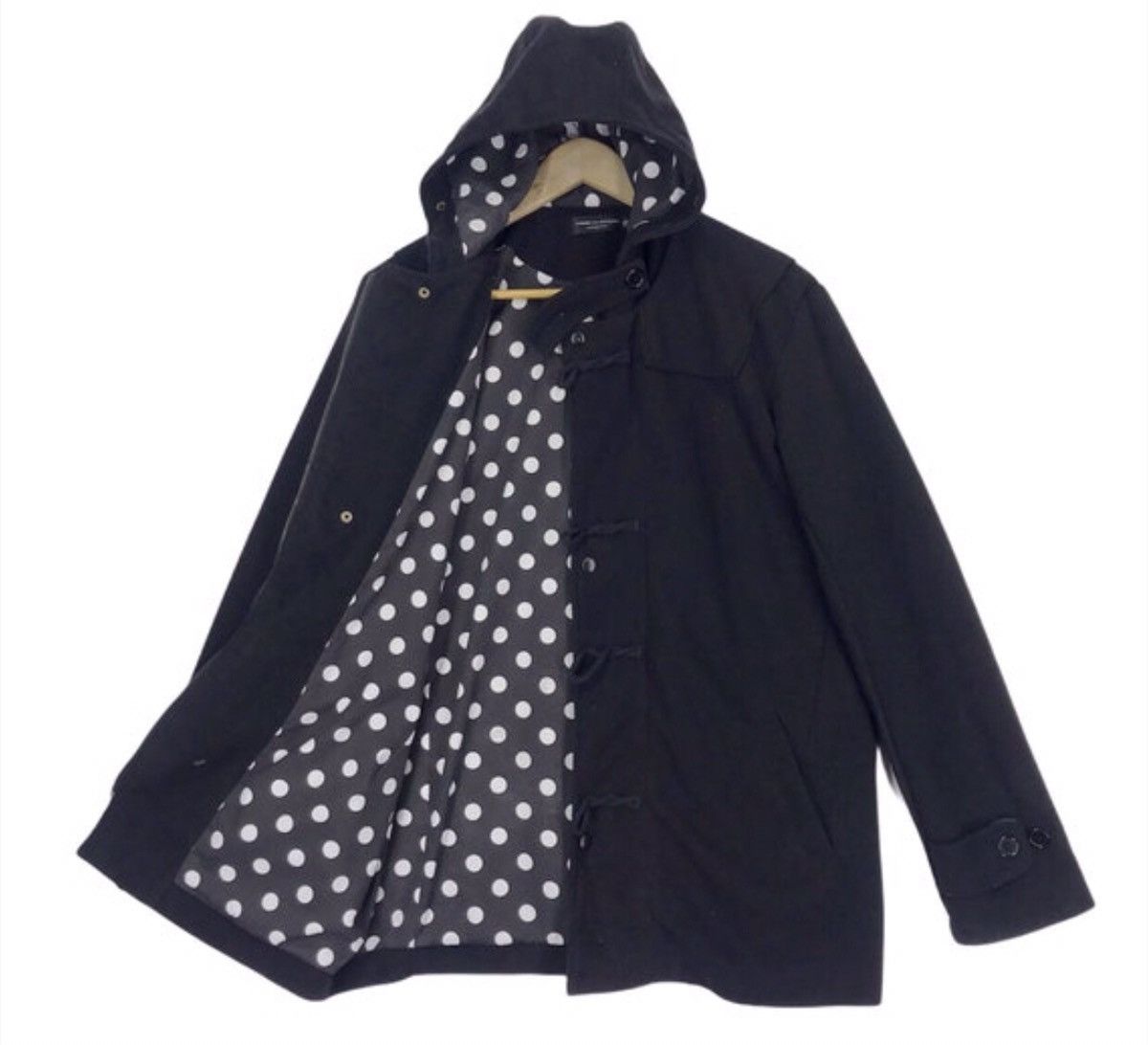 Comme des Garcons Homme Plus Polka Dot Duffle Coat