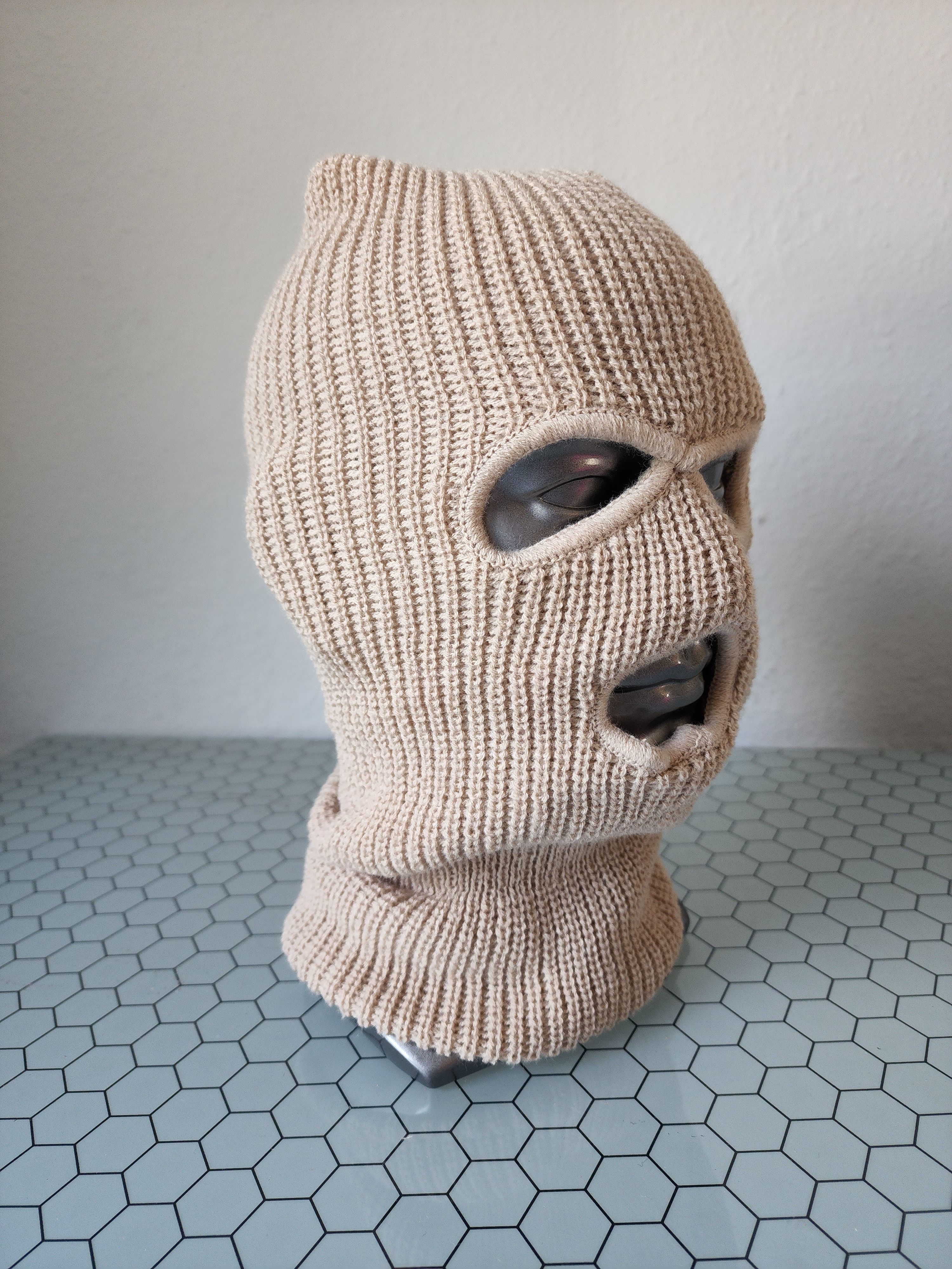 Streetwear Beige Ski Mask Balaclava | Grailed