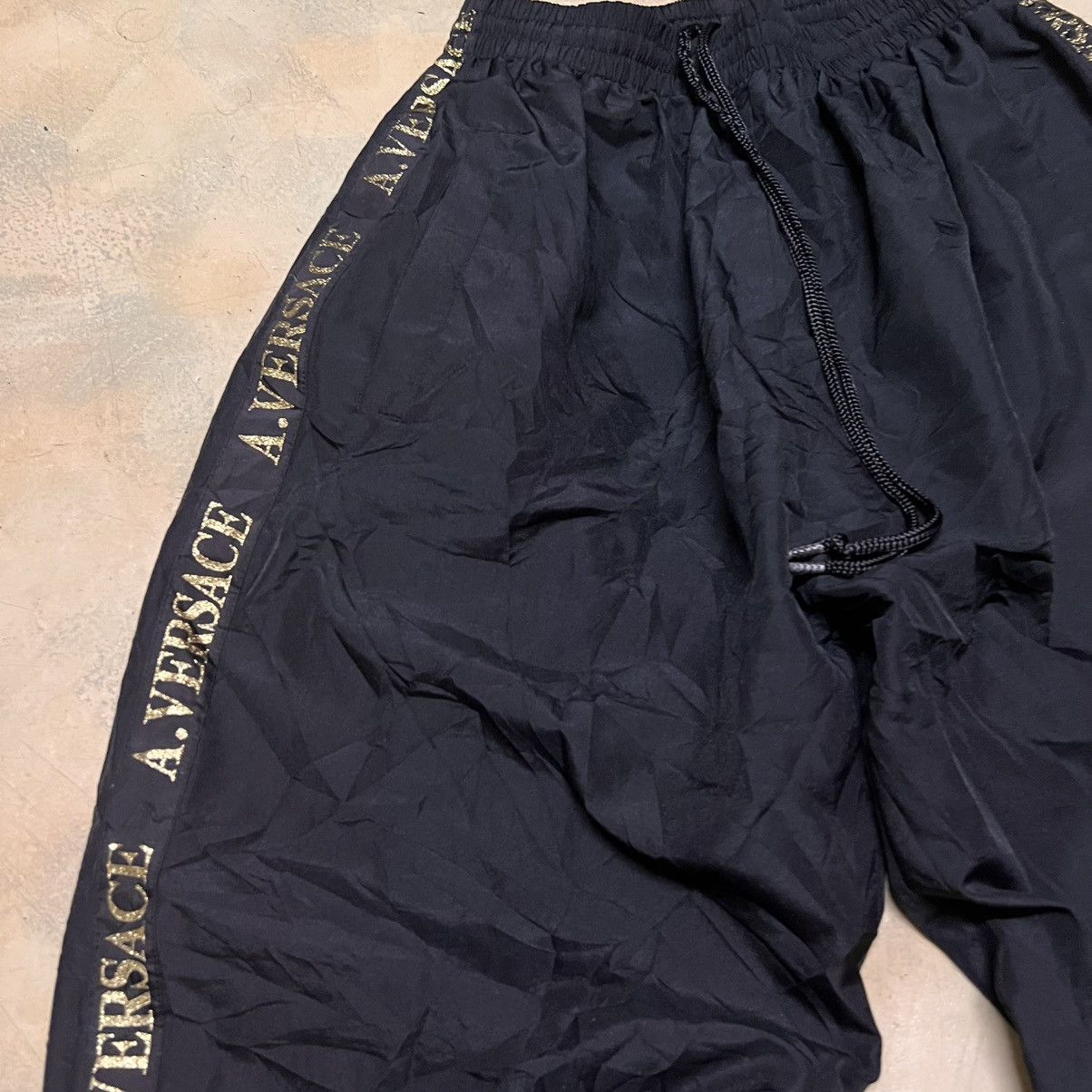 Other Vintage Versace Side Tape Track Pants Size US 30 / EU 46 - 3 Thumbnail