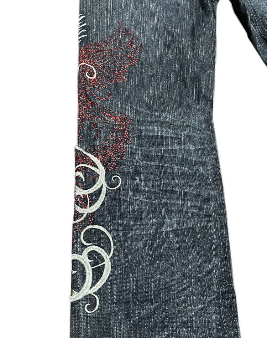 Japanese Brand Japanese Flying Phoenix Embroidered Yakuza Fashion Jeans Size US 32 / EU 48 - 9 Thumbnail