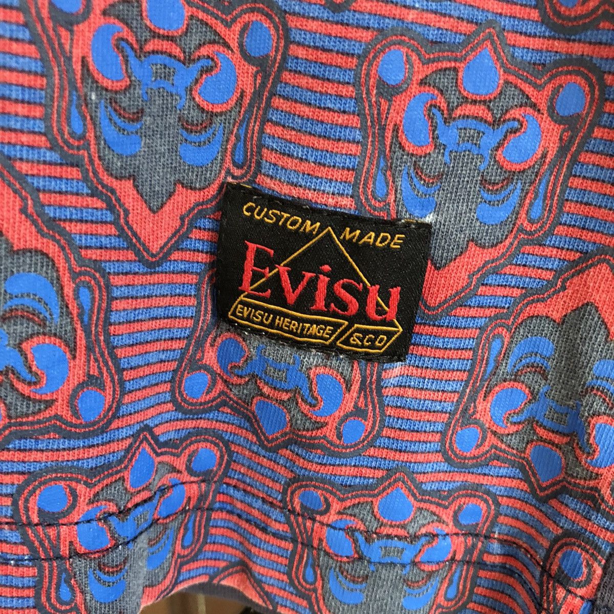Evisu × Japanese Brand Vintage Evisu All-Over Print T-Shirt Size US M / EU 48-50 / 2 - 2 Thumbnail
