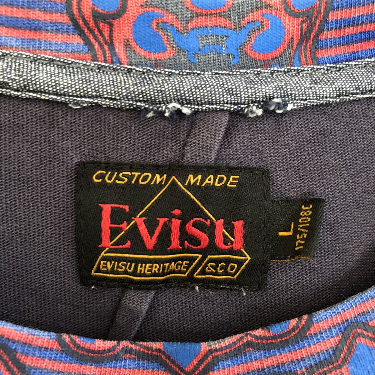 Evisu × Japanese Brand Vintage Evisu All-Over Print T-Shirt Size US M / EU 48-50 / 2 - 3 Thumbnail