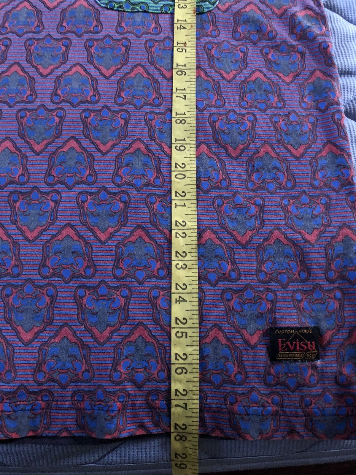 Evisu × Japanese Brand Vintage Evisu All-Over Print T-Shirt Size US M / EU 48-50 / 2 - 9 Thumbnail