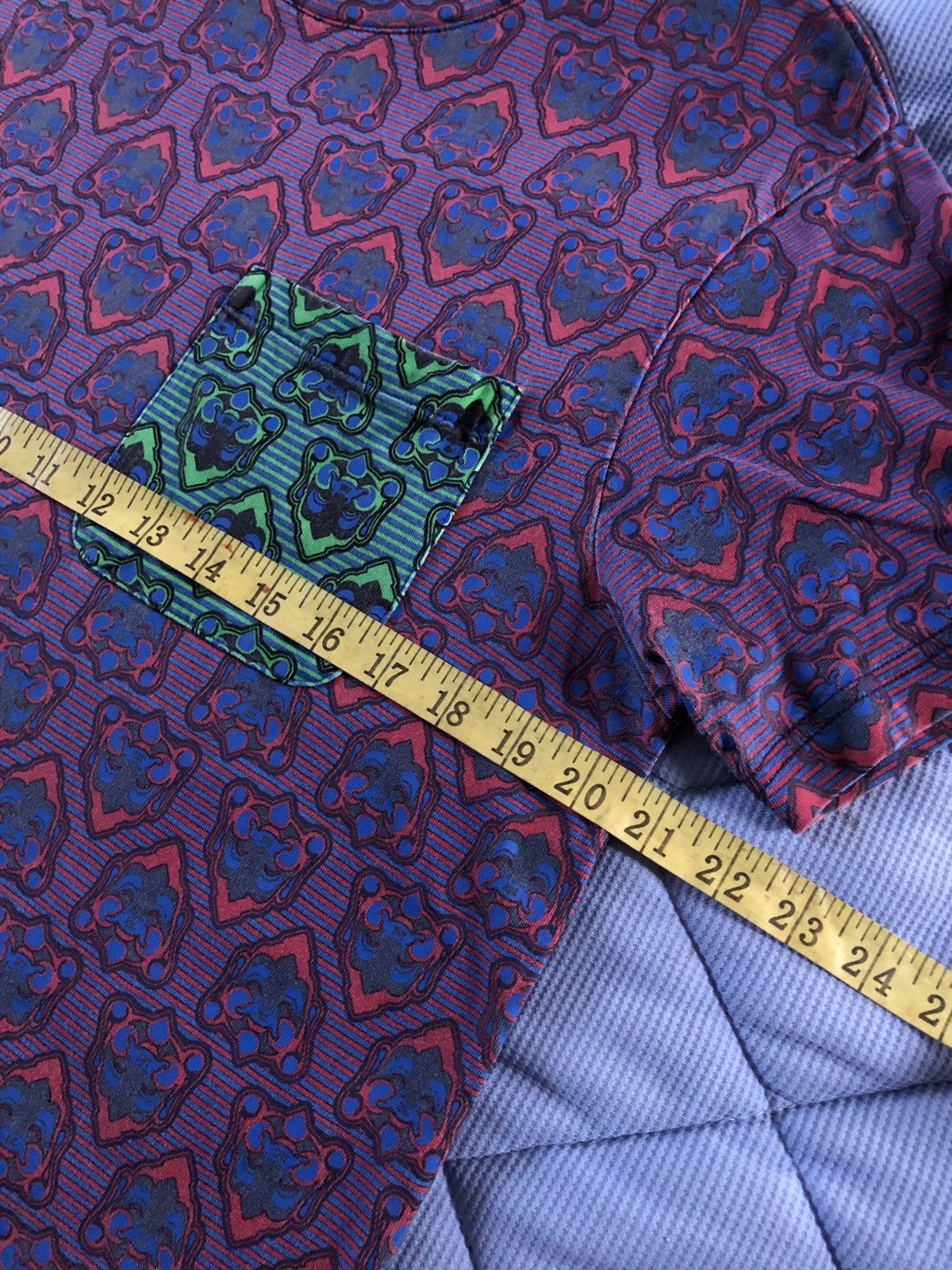 Evisu × Japanese Brand Vintage Evisu All-Over Print T-Shirt Size US M / EU 48-50 / 2 - 8 Thumbnail